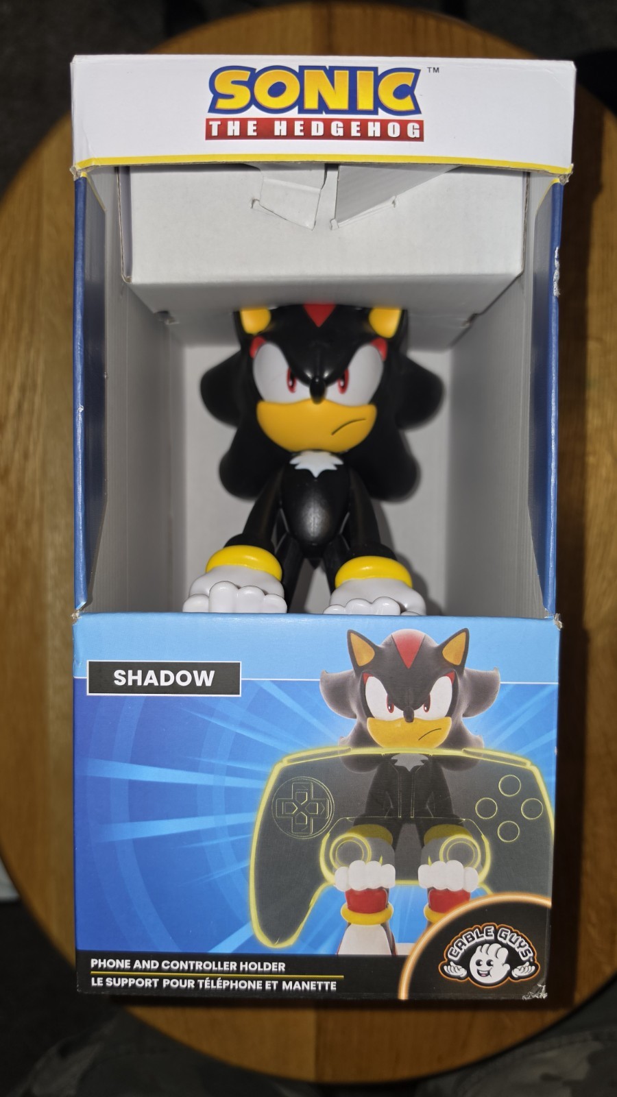 SHADOW The Hedgehog Controller & Phone Holder CABLE GUYS Sonic The Hedgehog NEW