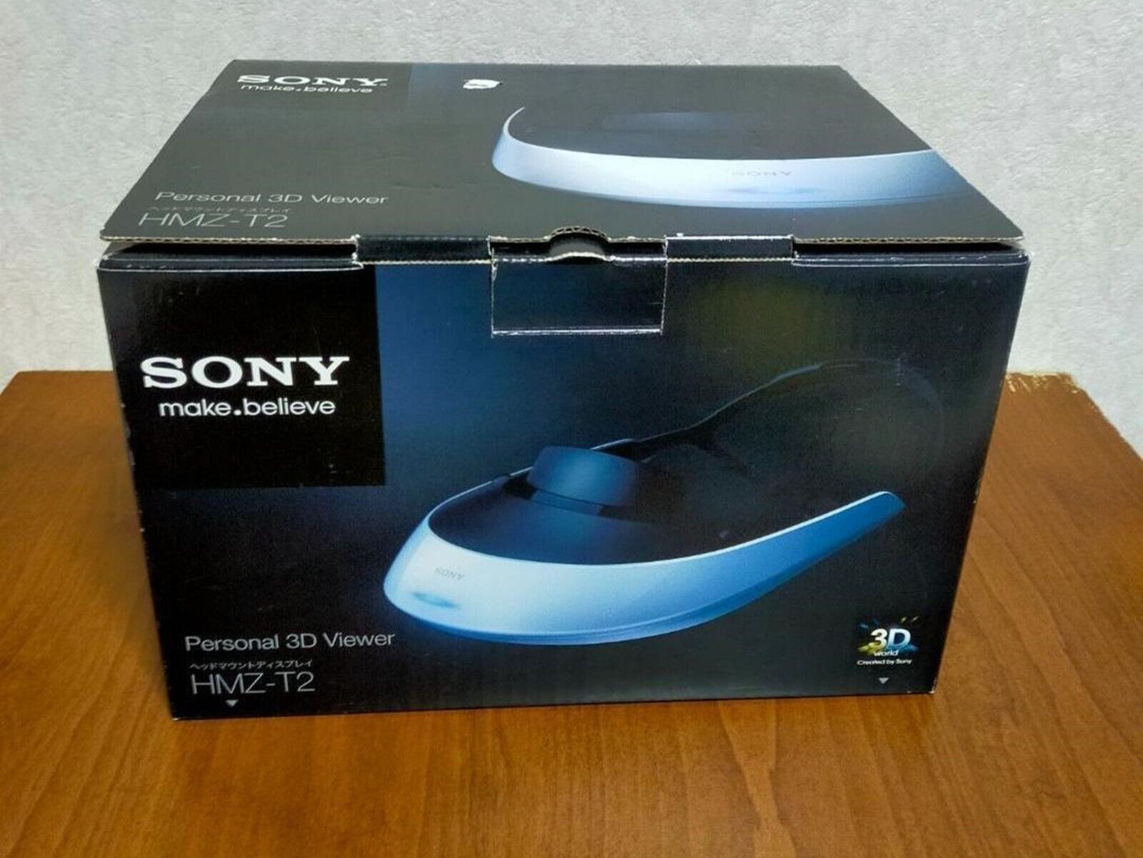 Sony HMZ-T2 Wearable HDTV Personal 3D Viewer Head mount display JAPAN Used