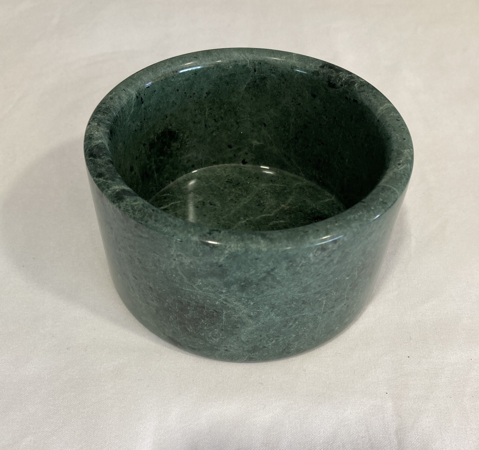 Vintage Green Marble Small Wine Bottle Chiller Cooler Felt Bottom