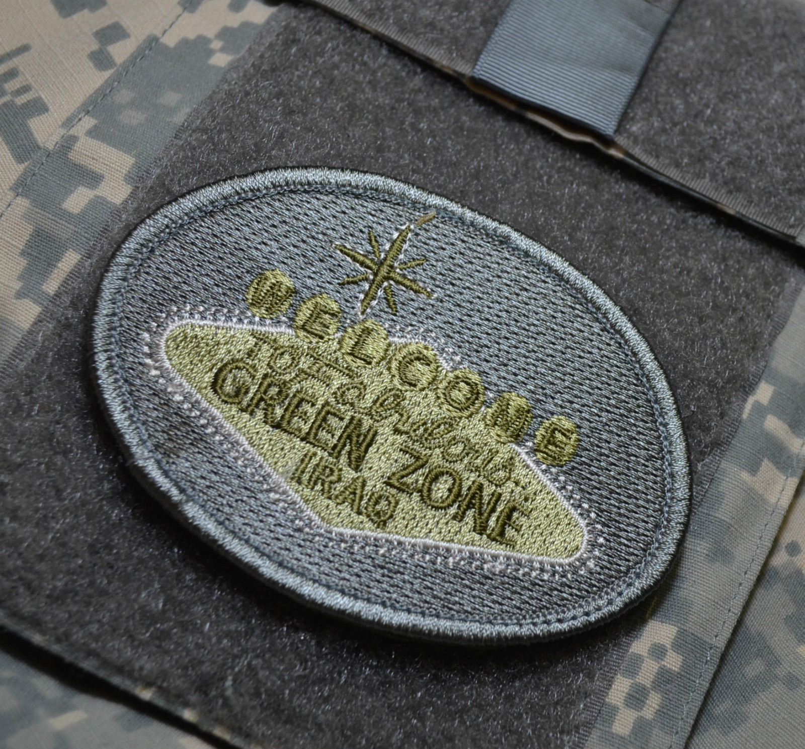OPERATION IRAQI FREEDOM INSIGNIA Vegas Style WELCOME Sign '08 GREEN ZONE Baghdad