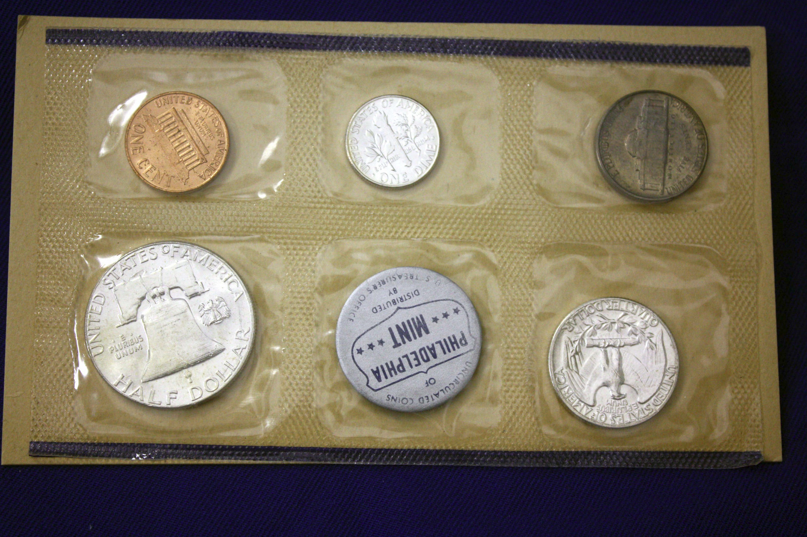 1959 Mint Set. Complete and original. 10 coins Both "P" & "D"