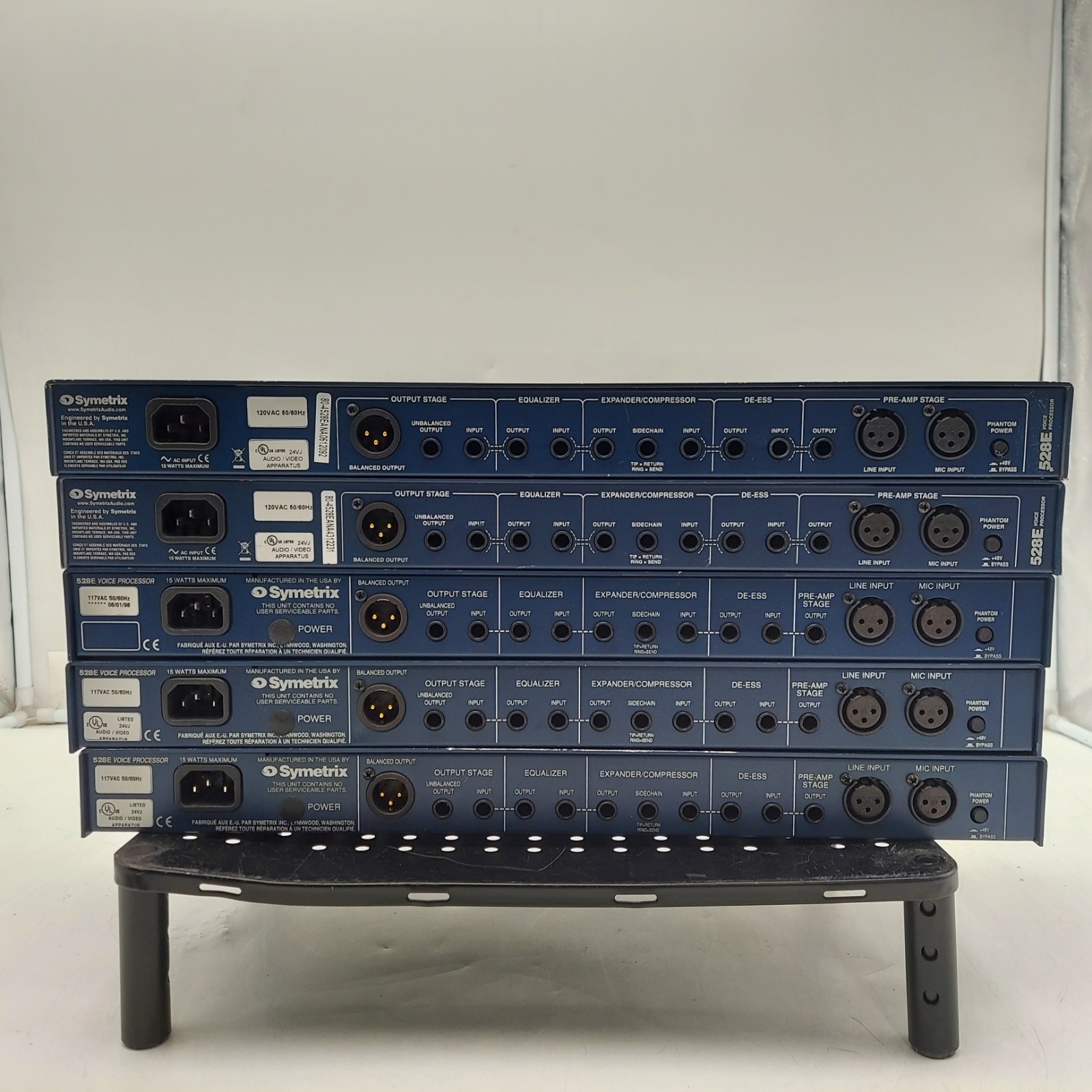 Lot of 5 Symetrix 528E Voice Processor