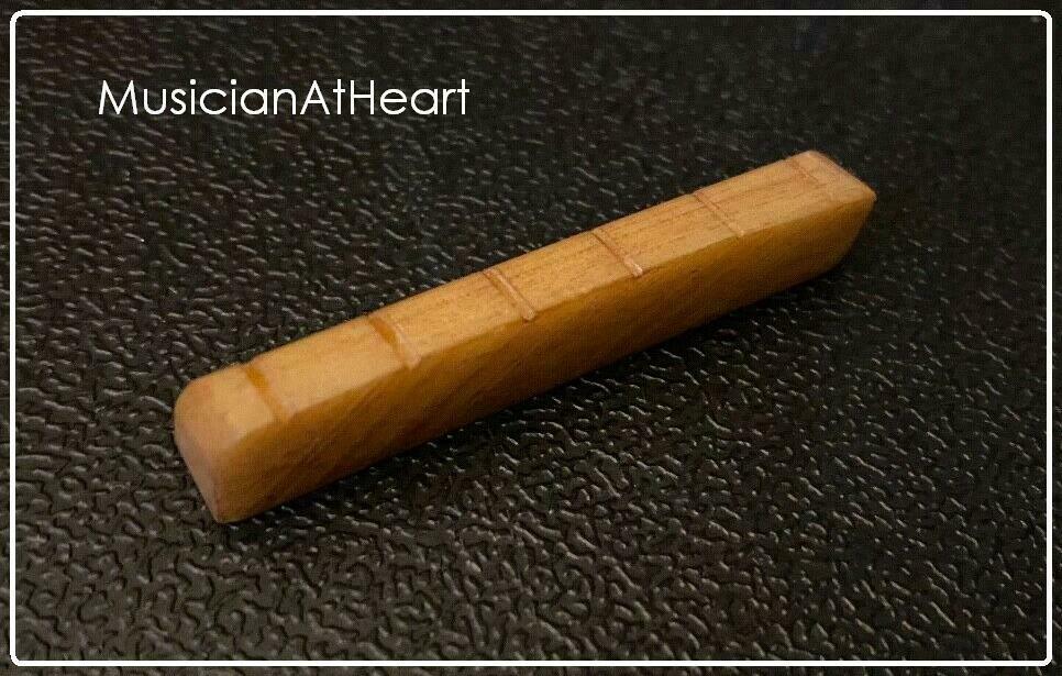 MusicianAtHeart UNBLEACHED STYLED BONE NUT made for PRS Guitar