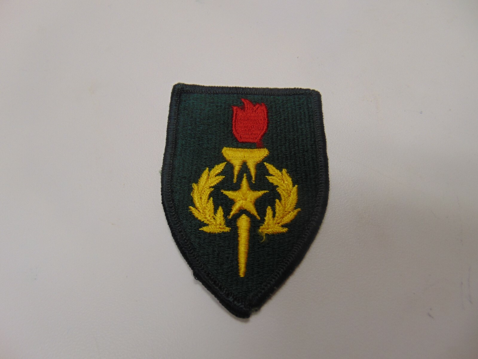 MILITARY SHOULDER PATCH COLORED SEW ON SERGEANT MAJOR ACADEMY SEW ON