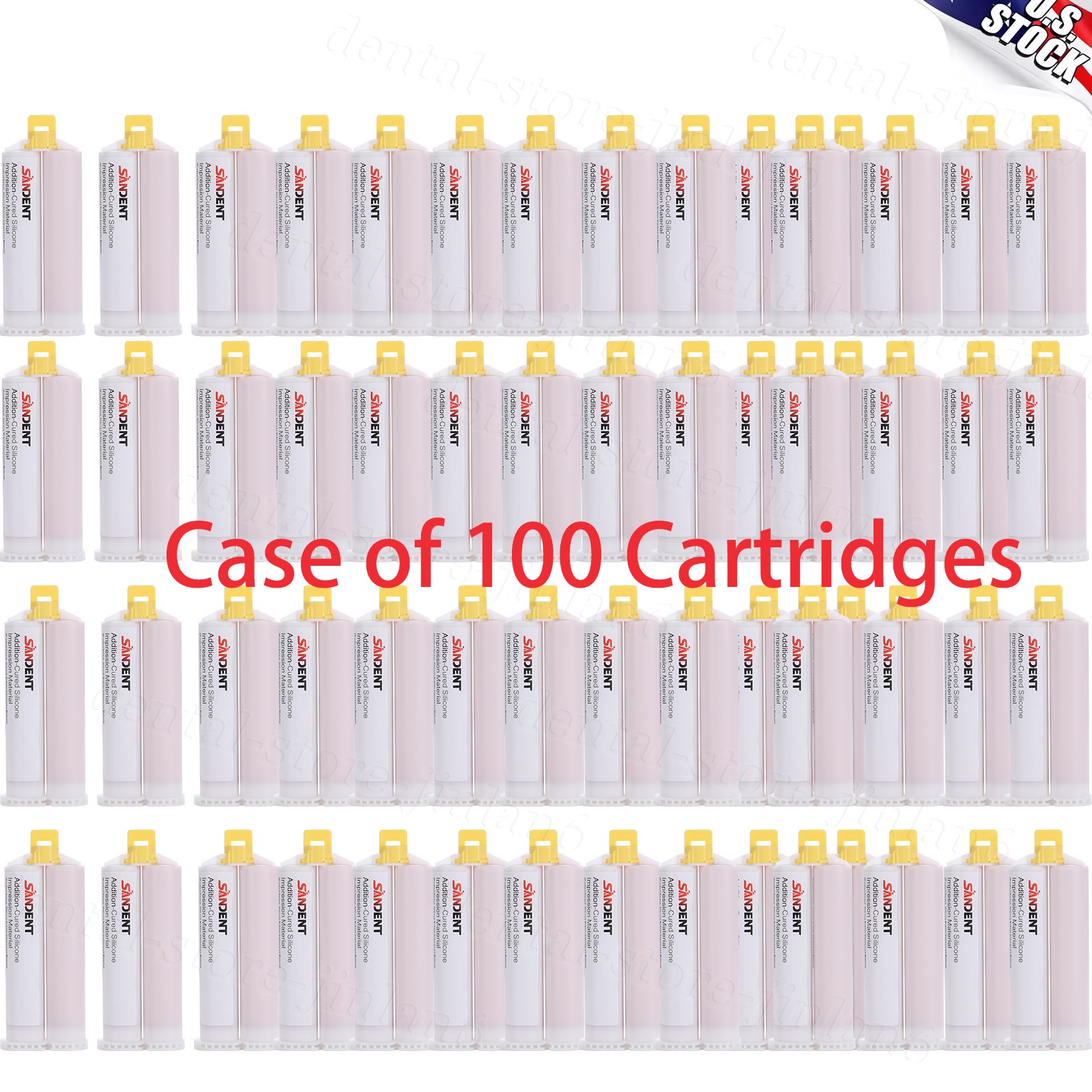 Light BODY FAST SET VPS PVS Dental Impression Material Set 50ML Cartridges