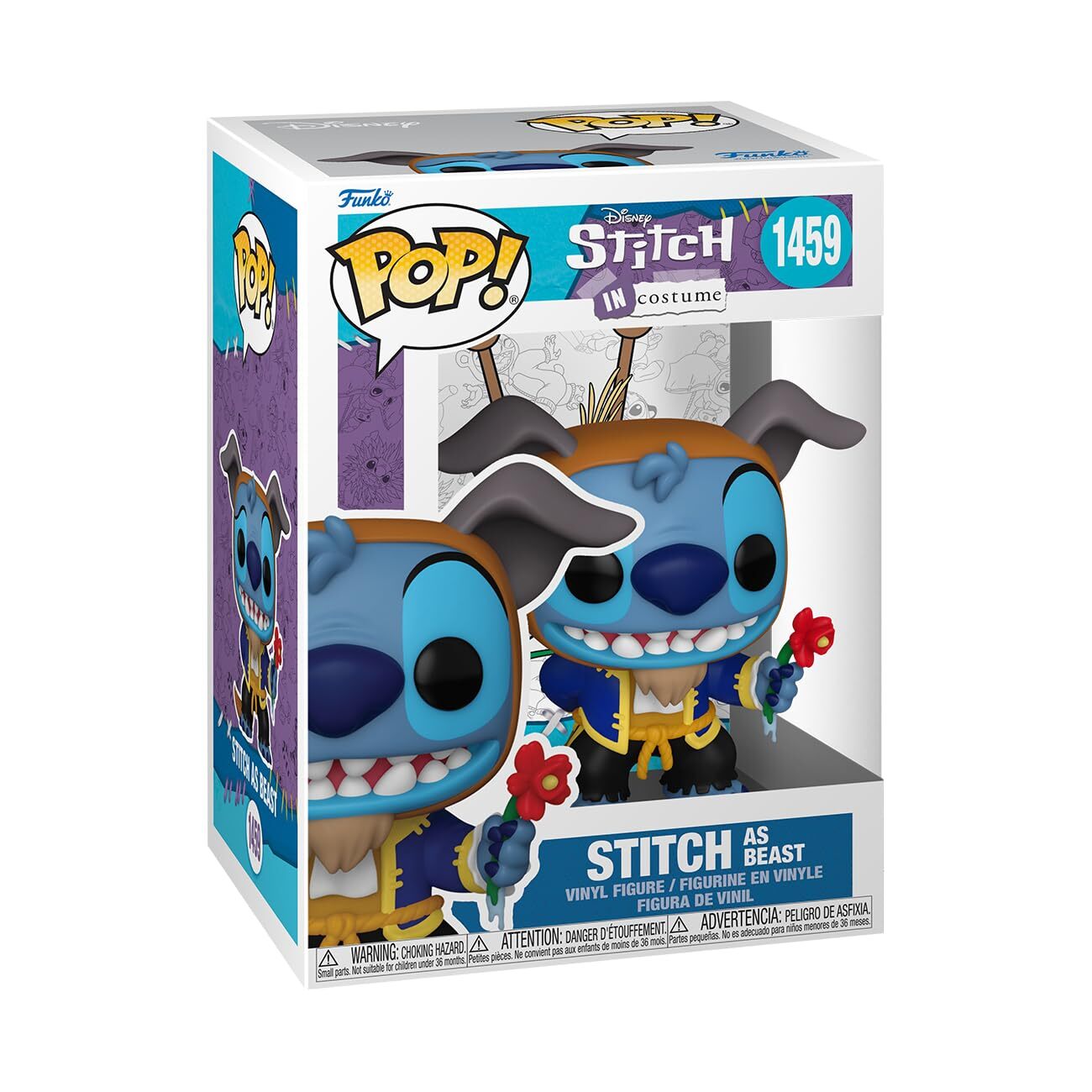 Funko Pop! Disney: Stitch in Costume - Beauty and The Beast, Stitch as Beast