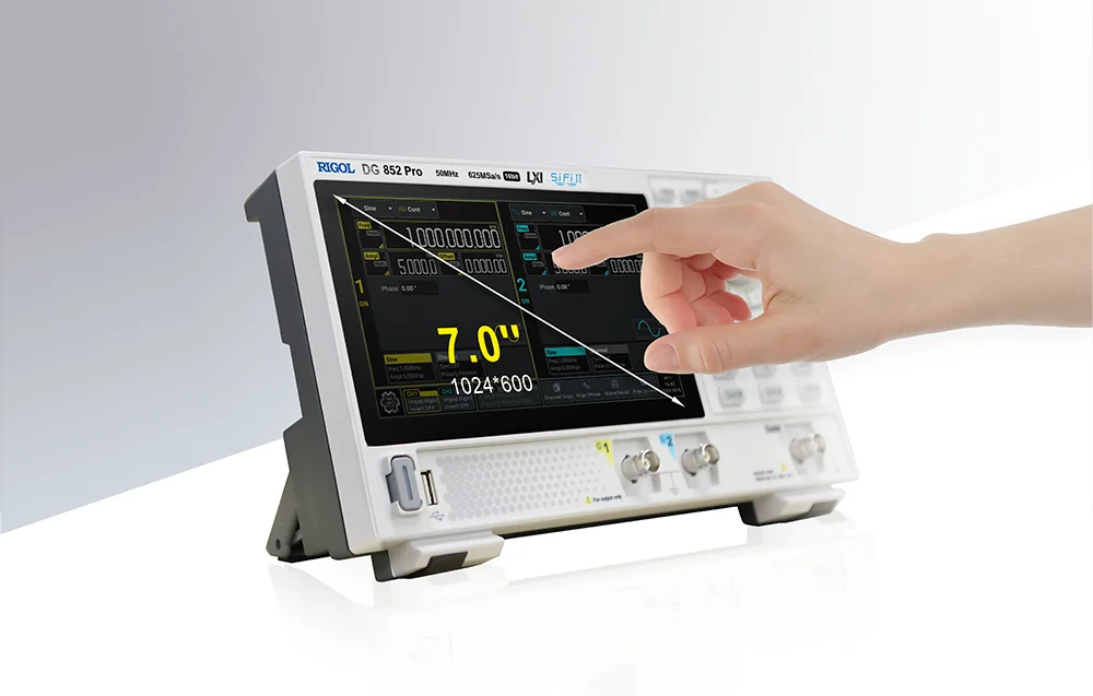 RIGOL Function Arbitrary Waveform Generator 20/50MHZ Sample 625MSa/s Type-C Inte