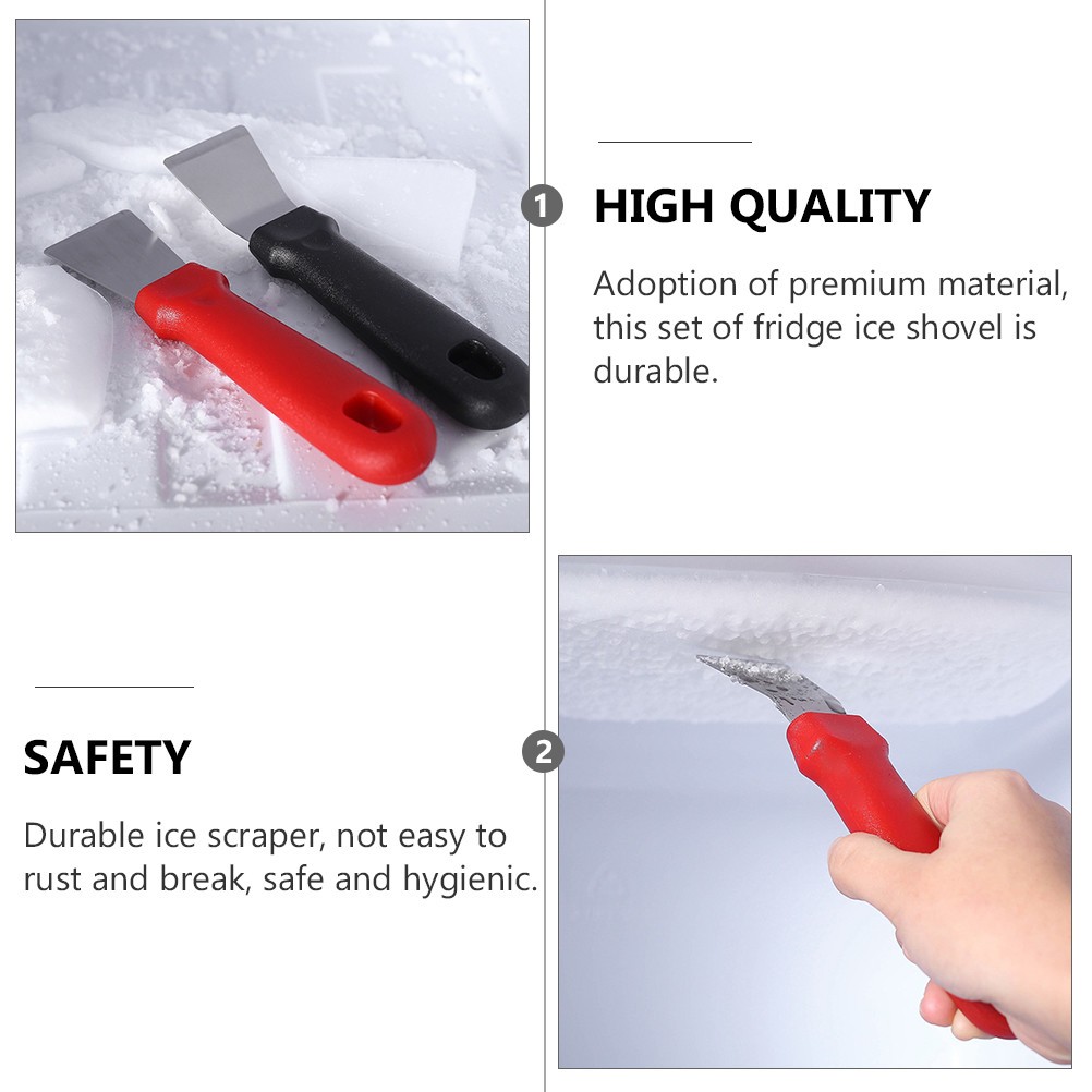 4 PCS Freezer Kitchen Cleaning Spatula Multifunctional Snow Removal Tool