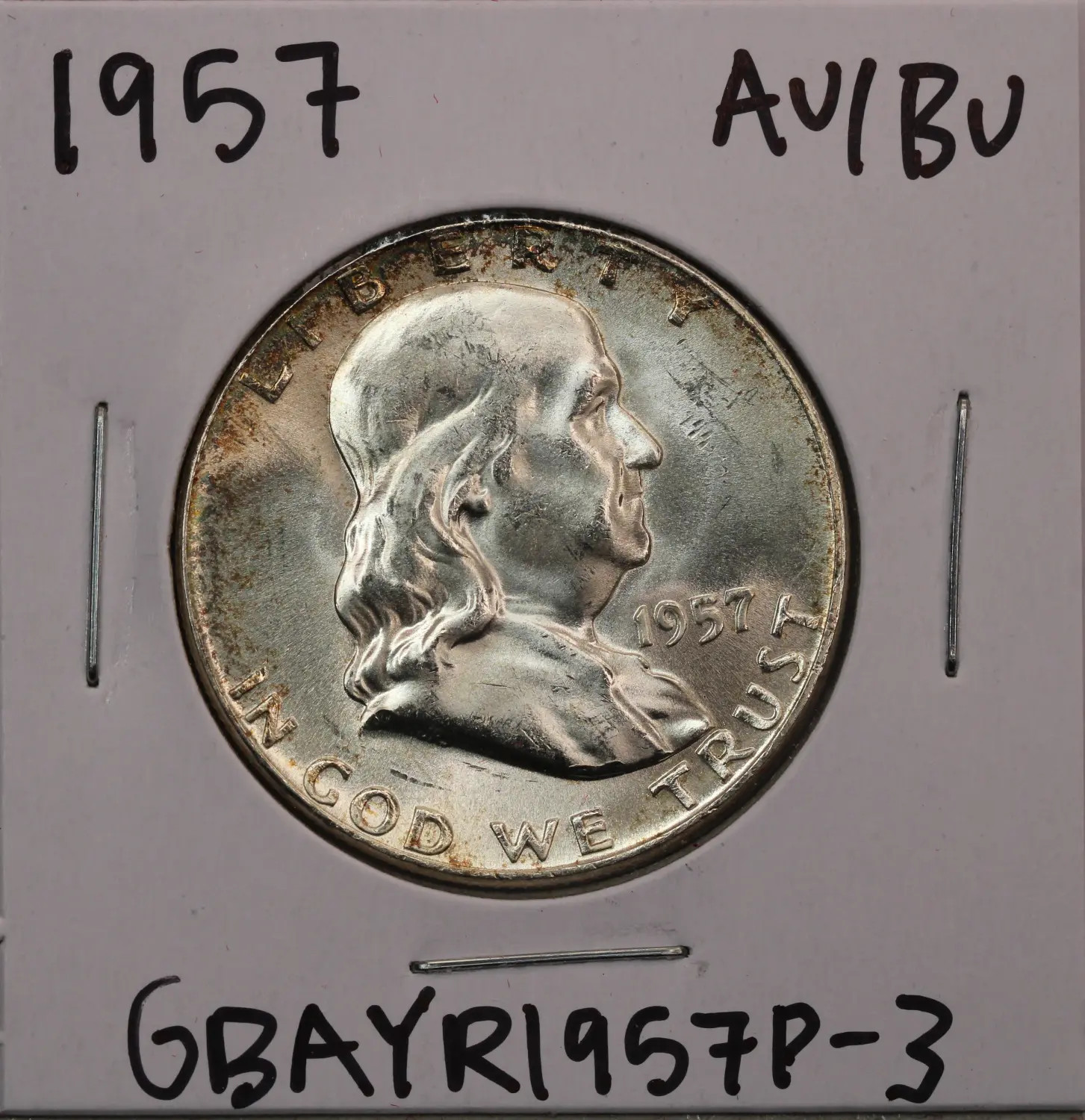 1957 Franklin Half Dollar AU/BU
