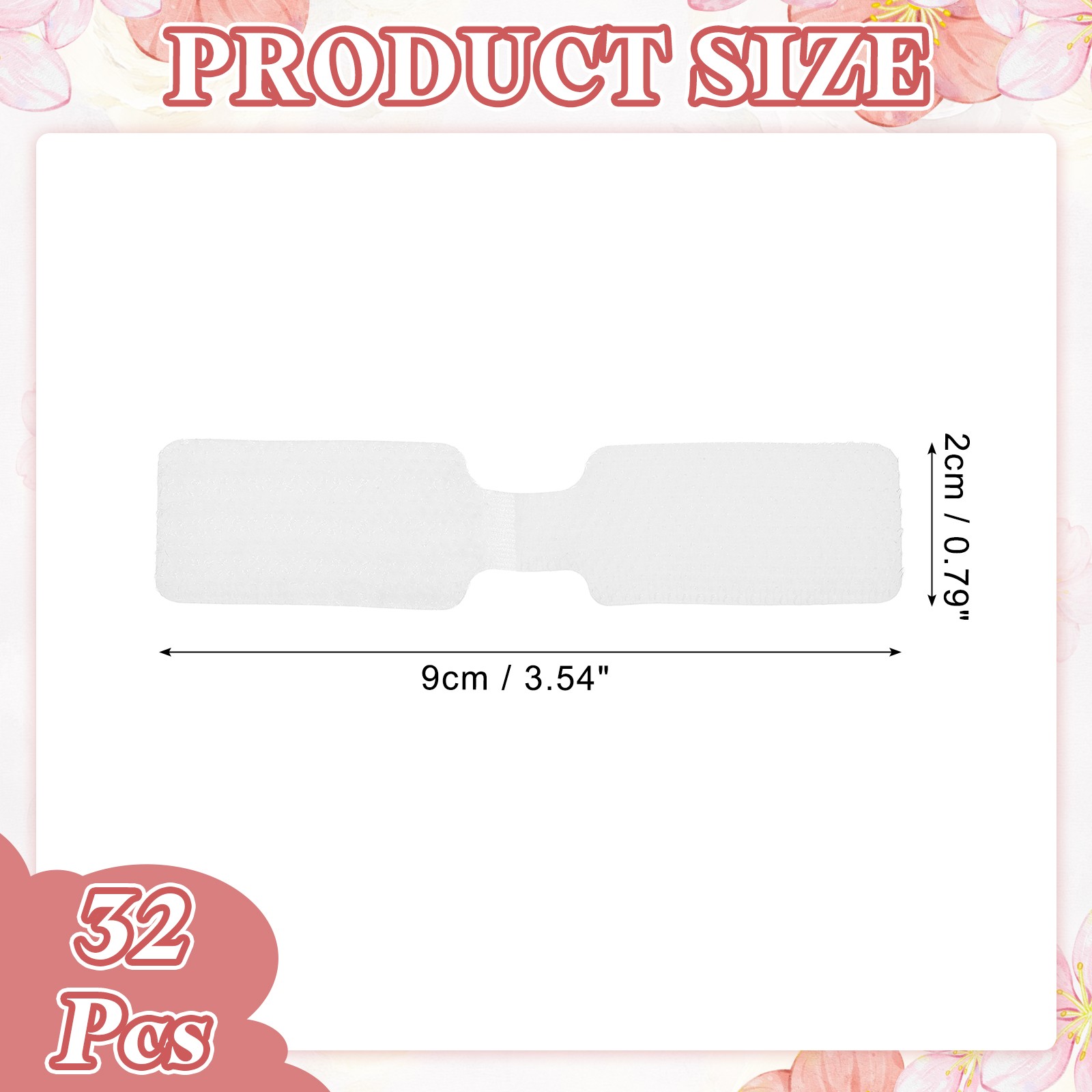 3.5 x 0.8 Inch Cable Labels, 32 Pcs Electronic Cable Identification Tags, White