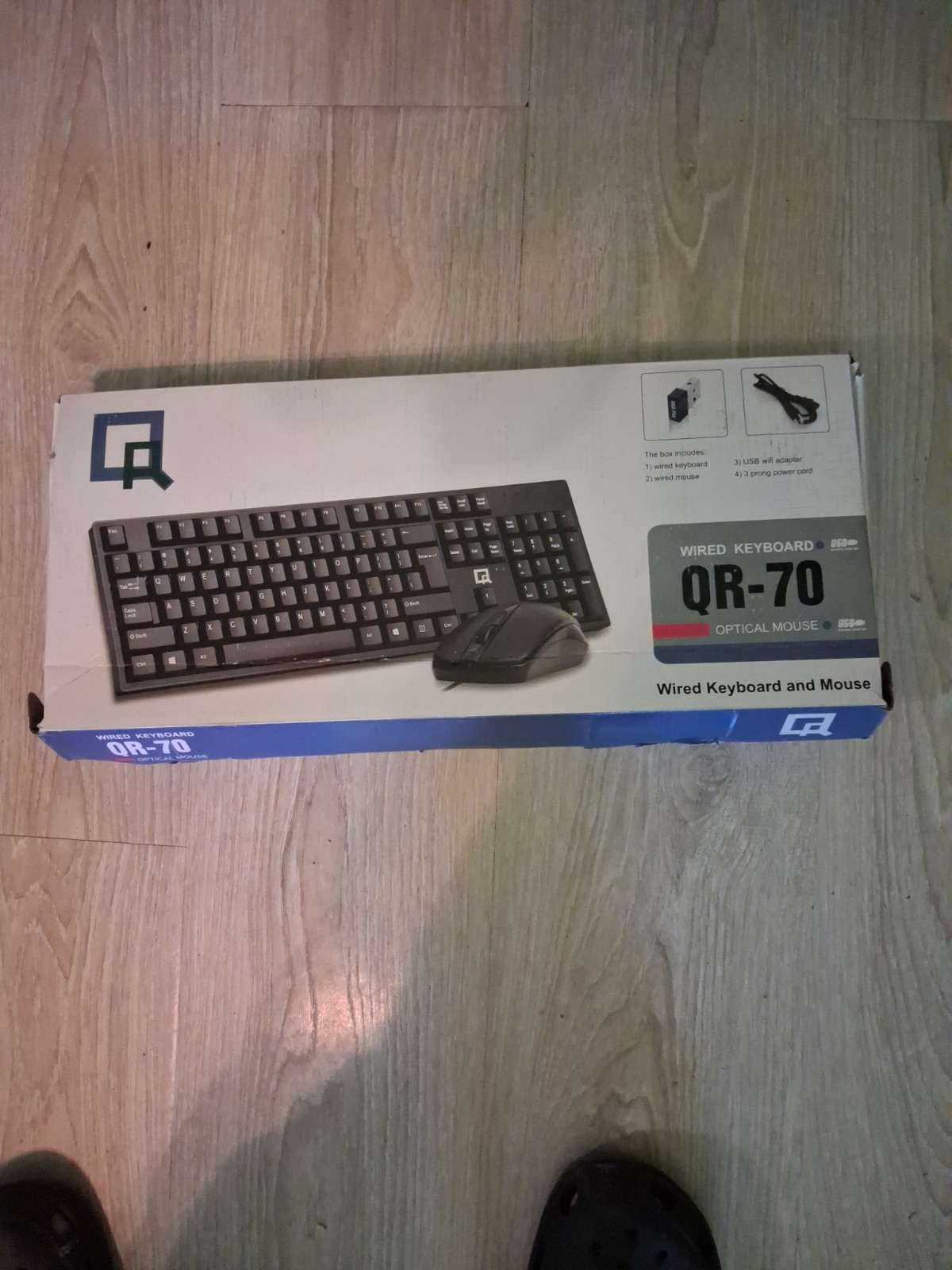 Wired Keyboard QR-70 Only Not Tested  No Mouse Or Adapter