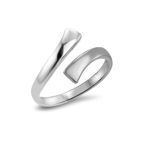 925 Sterling Silver Toe Ring Solid Swirl Jewelry Adjustable