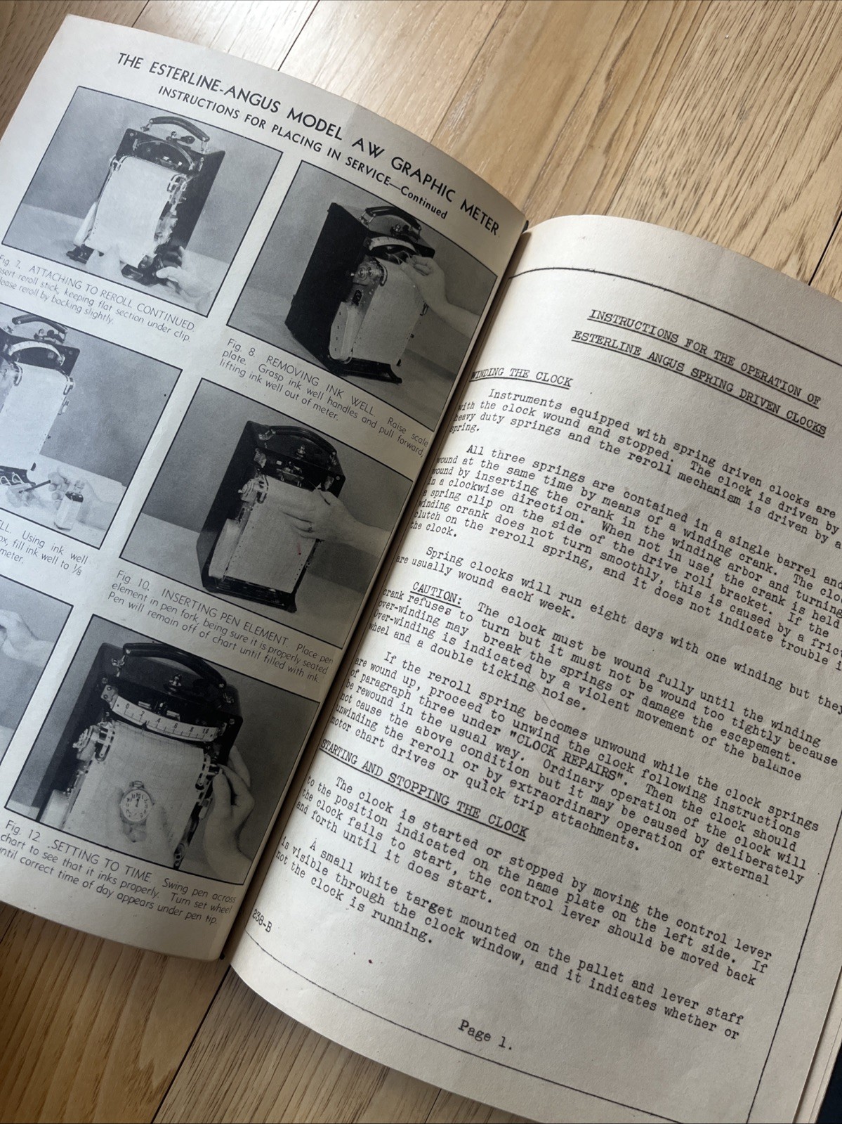 1939 Esterline-angus Model A. W. Graphics Instruments 30385 Graphic Meters