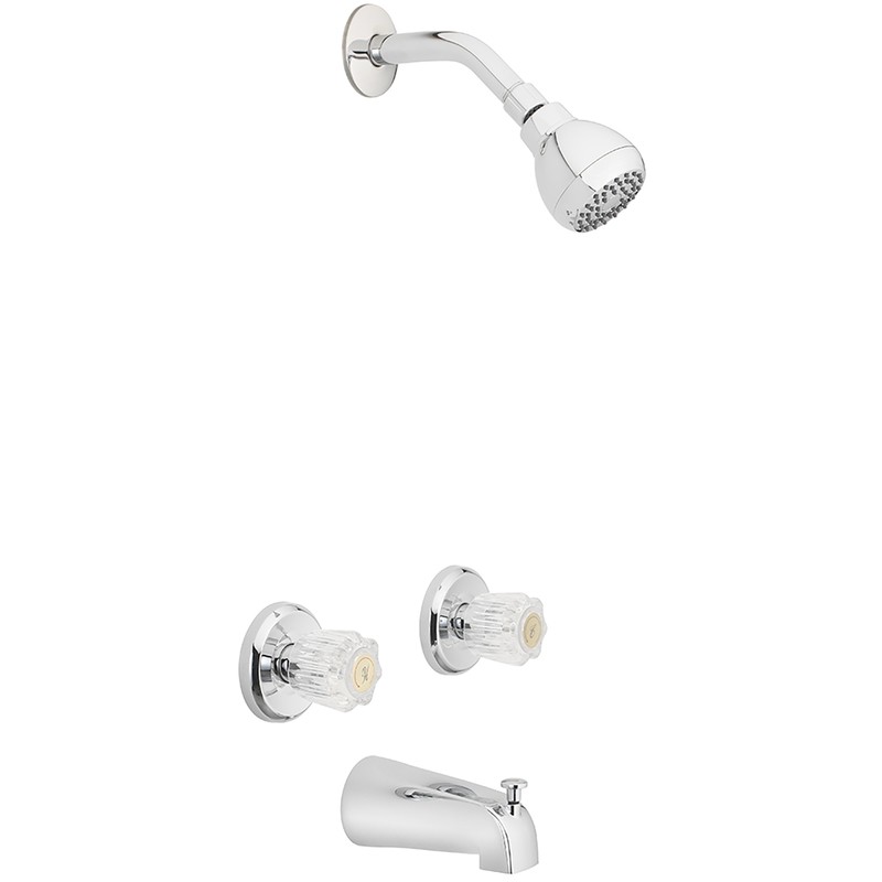 OakBrook Essentials 2-Handle Chrome Tub and Shower Faucet (Pack of 10)