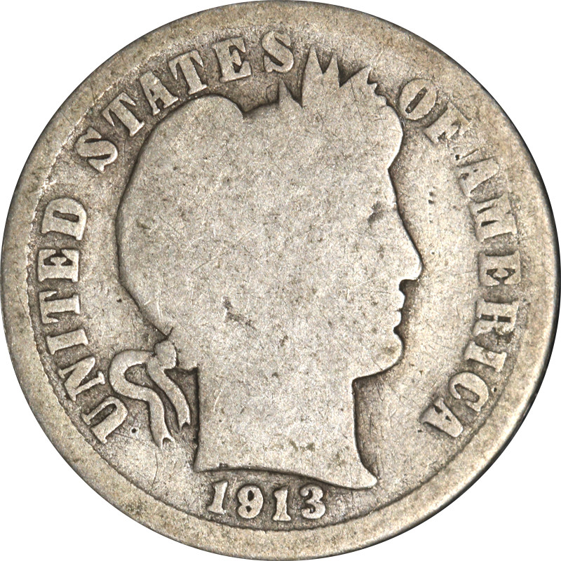 1913-S Barber Dime