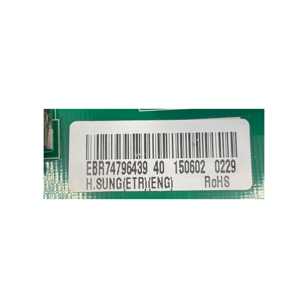 LG Refrigerator Control Board - Part Number EBR74796439