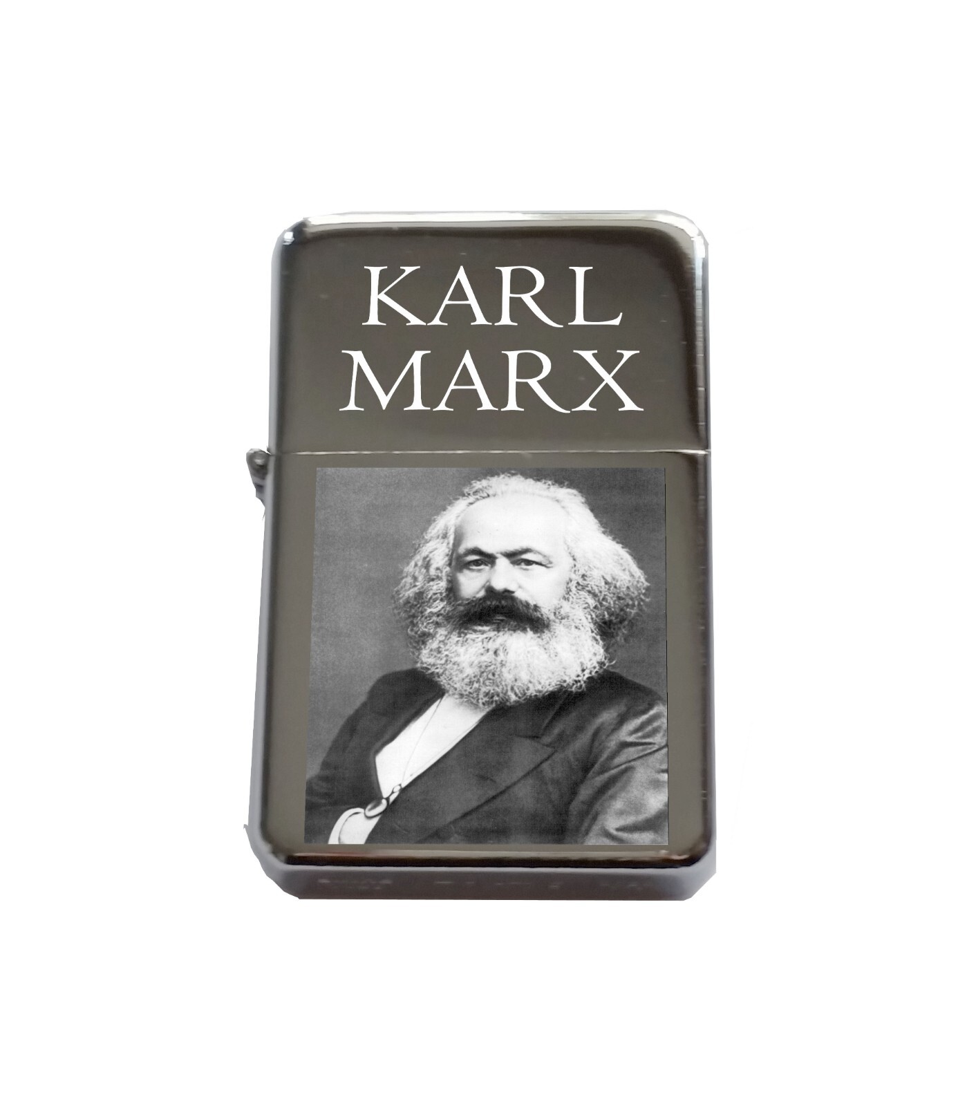 Karl Marx Engraved Lighter With Gift Box - FREE ENGRAVING