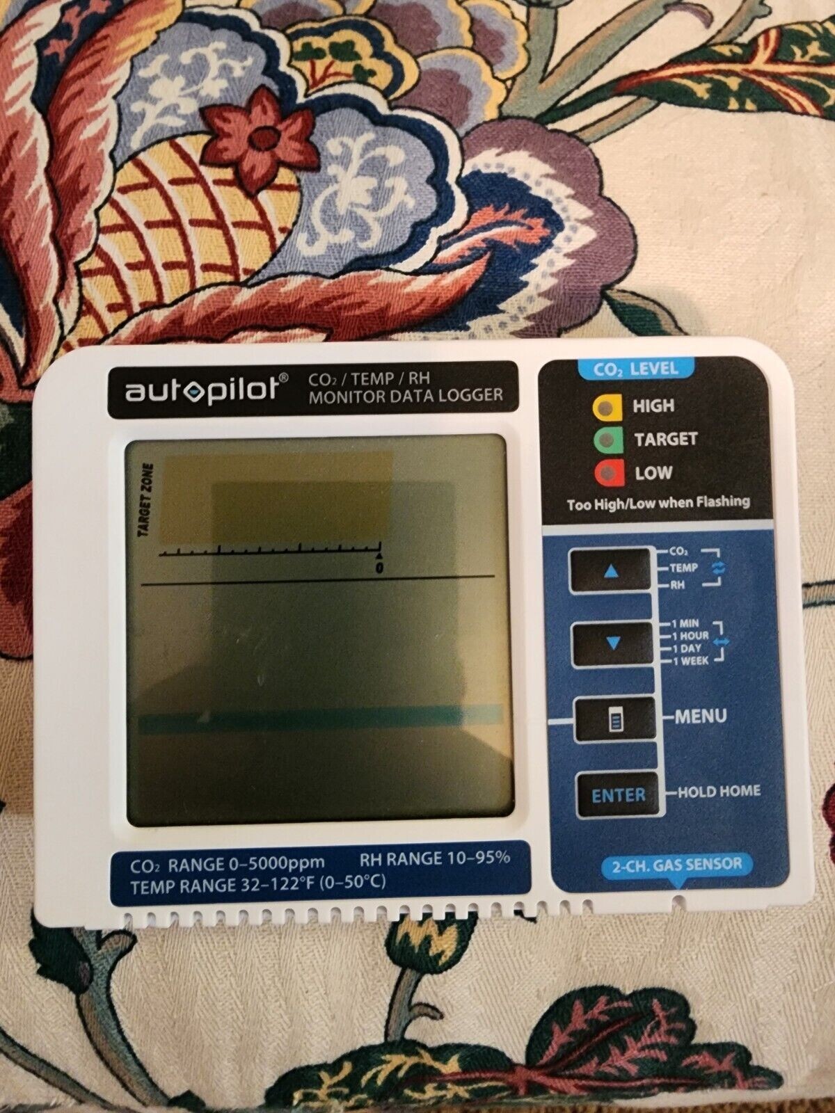 Autopilot APCEM2 Desktop CO2 Monitor Controller & Data Logger Carbon Dioxide