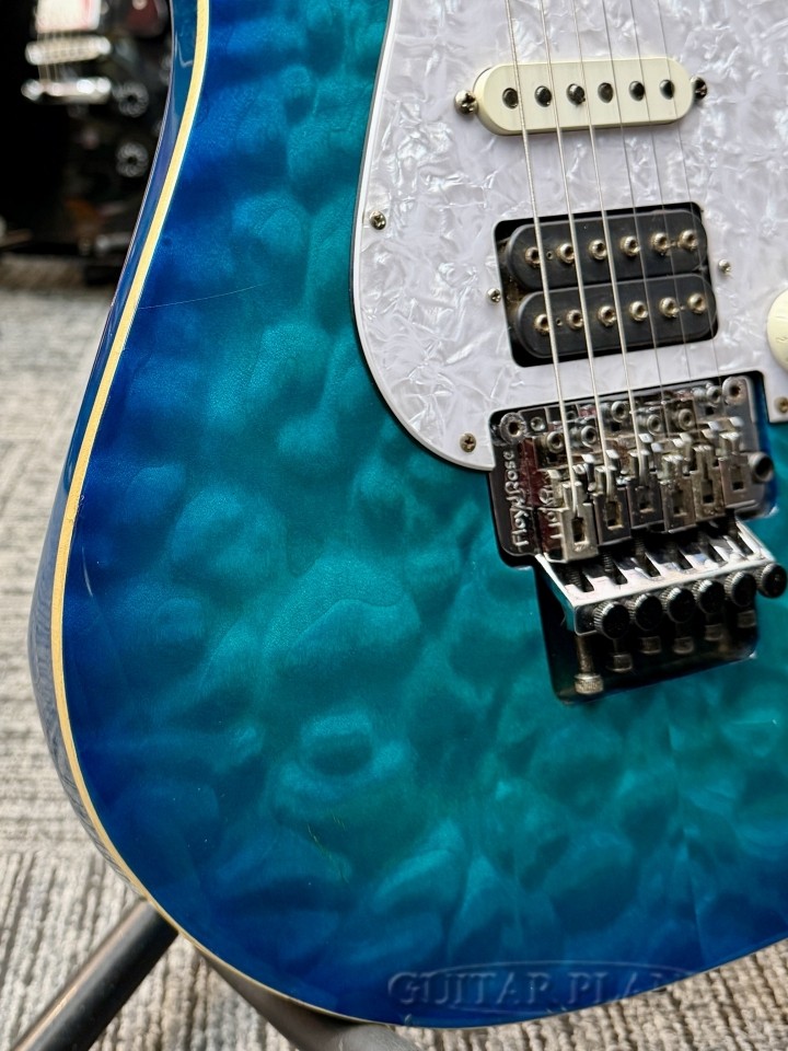 EDWARDS by ESP E-SN-145FR ''Mod.'' -Aqua Marine Maple- 2009 DiMarzio Pickups! 3.