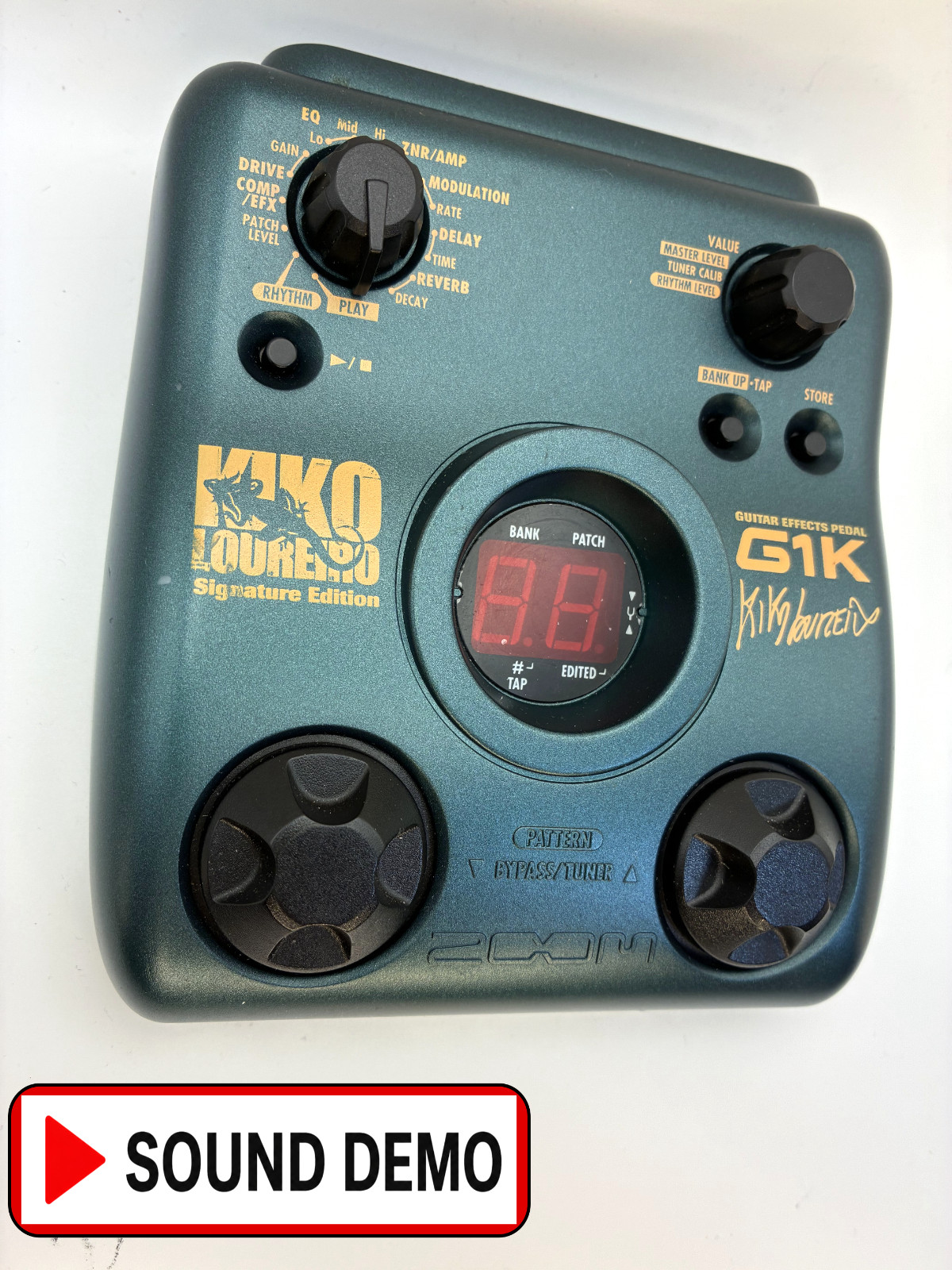 ZOOM G1K Kiko Loureiro Signature Multi Effects Processor w/ Demo