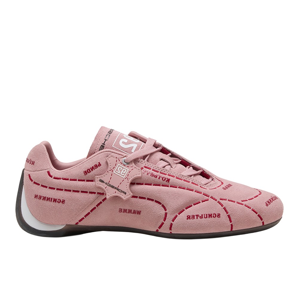 PUMA Porsche Legacy Future Cat Sau Lace Up  Mens Pink Sneakers Casual Shoes 3090