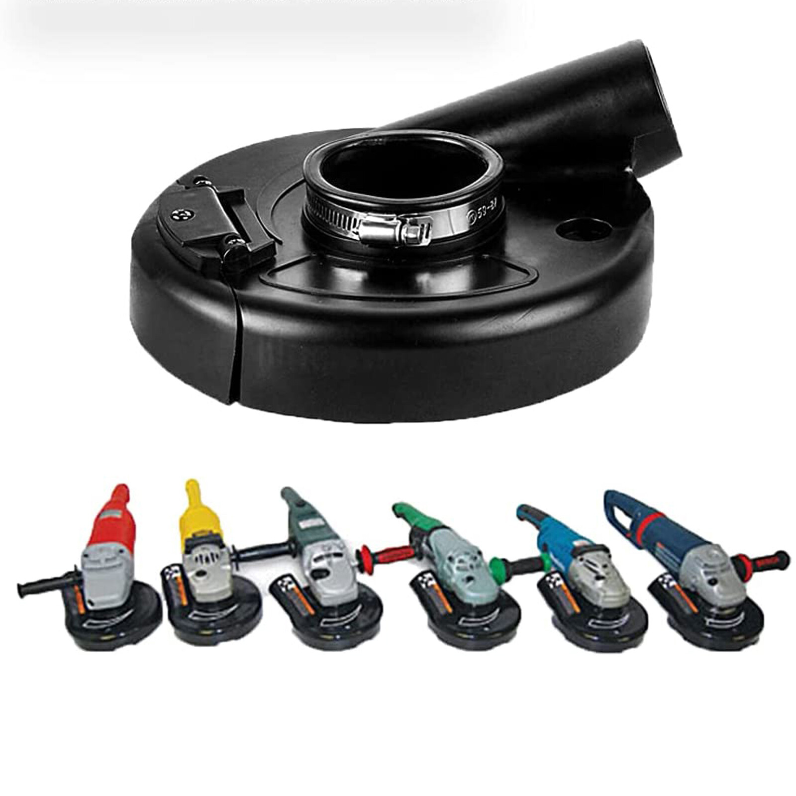 7-Inch Vacuum Dust Shroud for Angle Grinder - Efficient Dust Control Attachments
