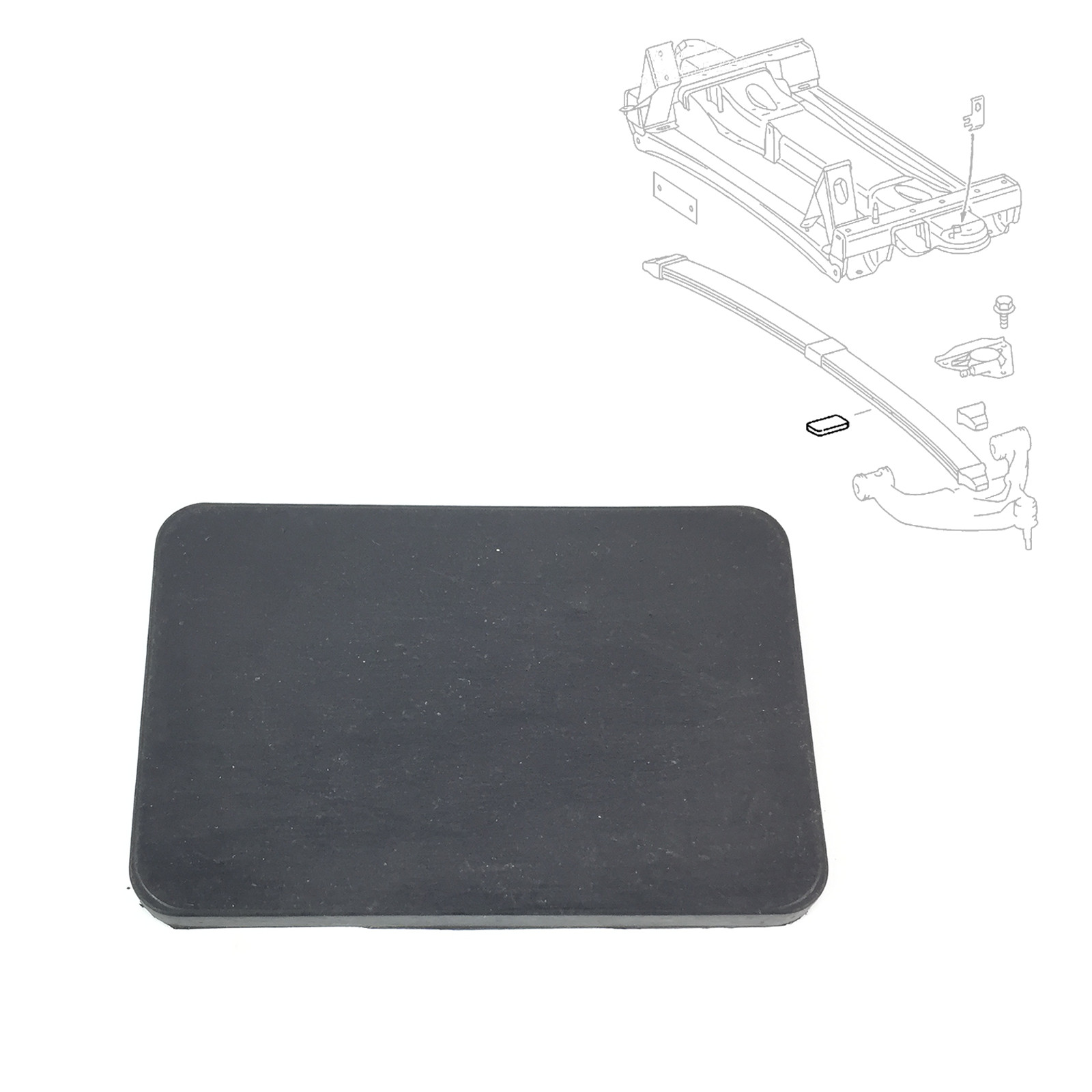SPRING LEAF BUFFER FITS MERCEDES- BENZ TRUCKS 9013250084