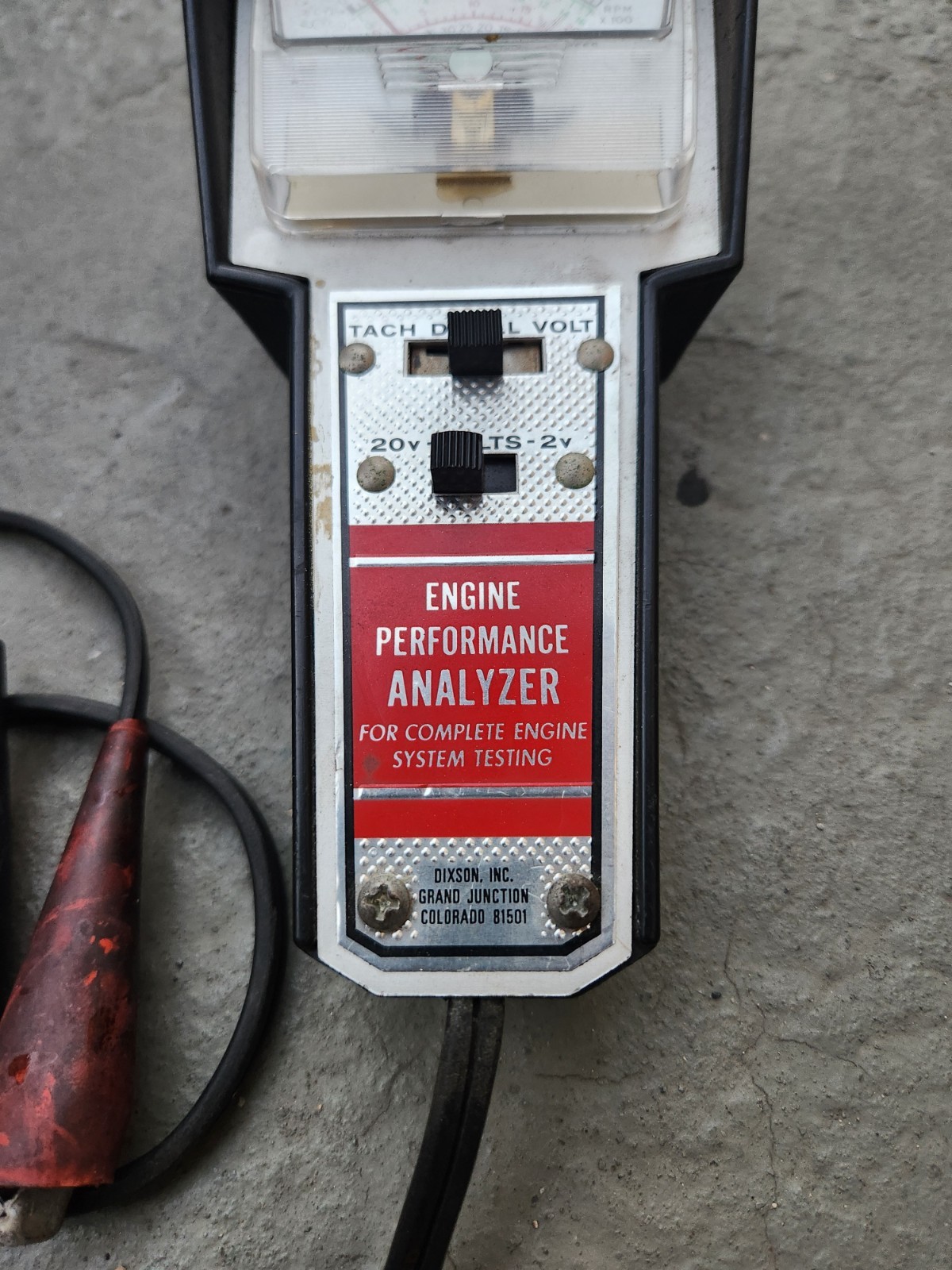 Vintage Dixson Engine Performance Analyzer made USA Complete Engine Testing