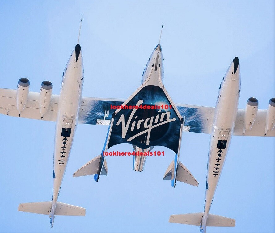 VIRGIN GALACTIC Photo 8x10 Richard Branson Space Launch Rocket USA