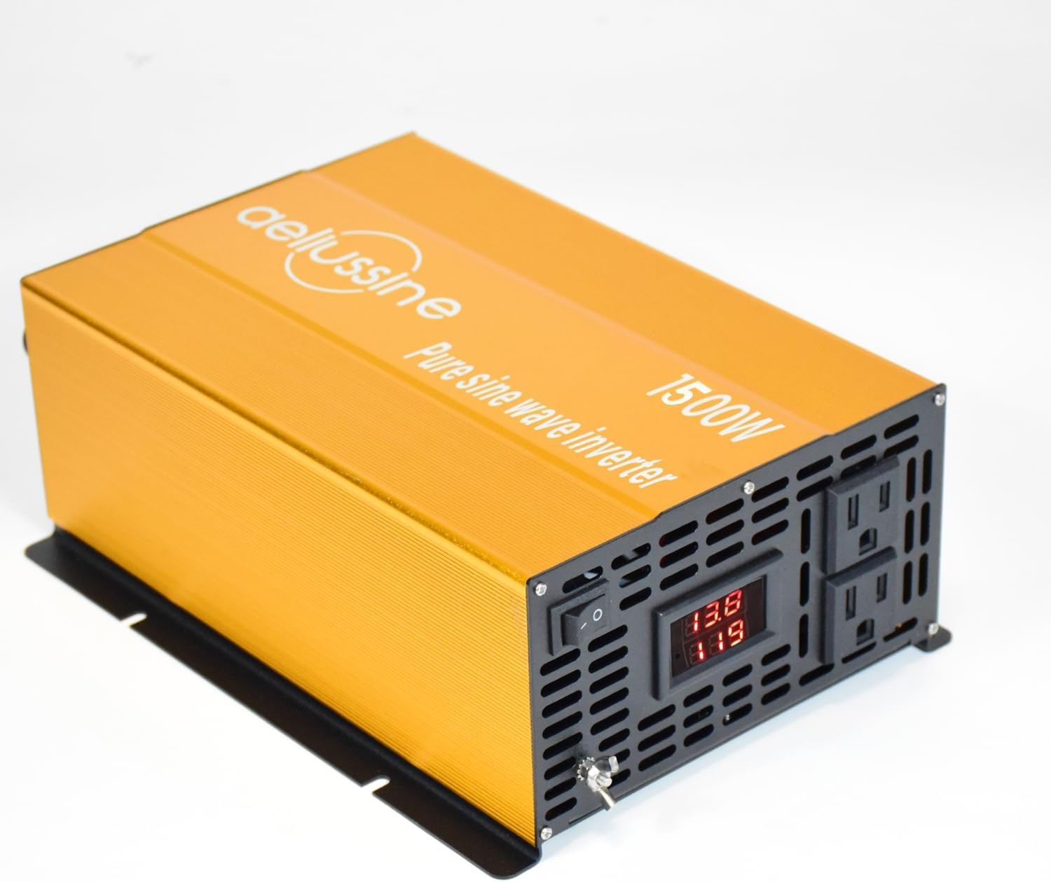 ✅ 1500W Pure Sine Wave Inverter-48V DC to 110V 120V AC Power Converter w/ 2 AC O