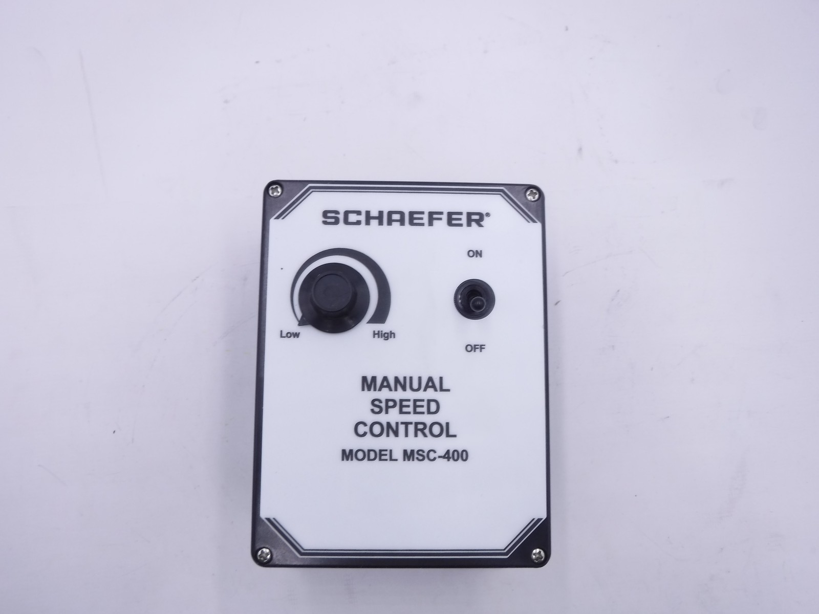 Schaefer Manual Variable Speed Control-MSC-400