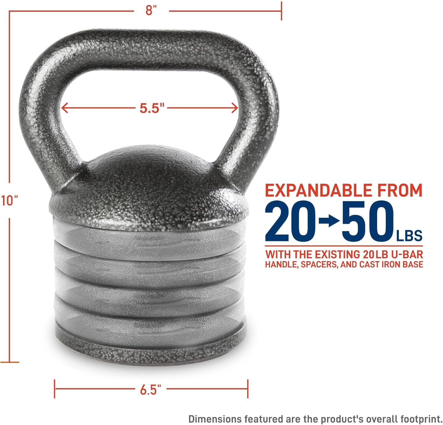 Adjustable Heavy-Duty Kettlebell Weight Strength Training & Weightlifting Ideal