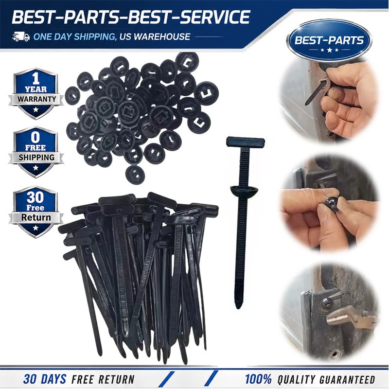 200 PCS Nylon Universal Cable Tie Buckle，Heavy Duty Self-Locking Zip Ties Holder