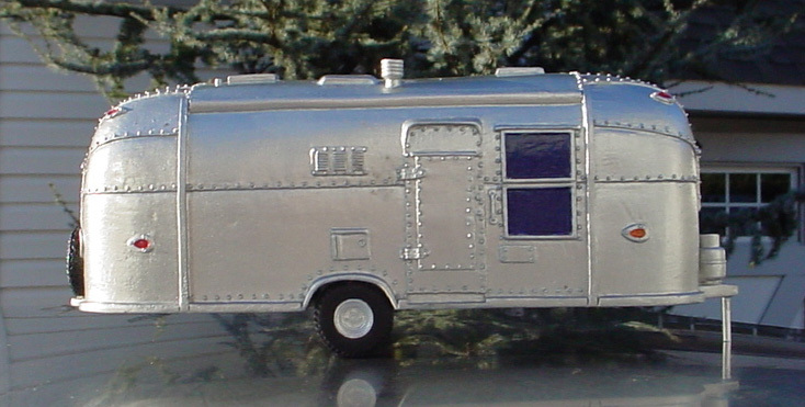 Airstream Camper Trailer 1/25 Scale G Scale Diorama Accessory Item