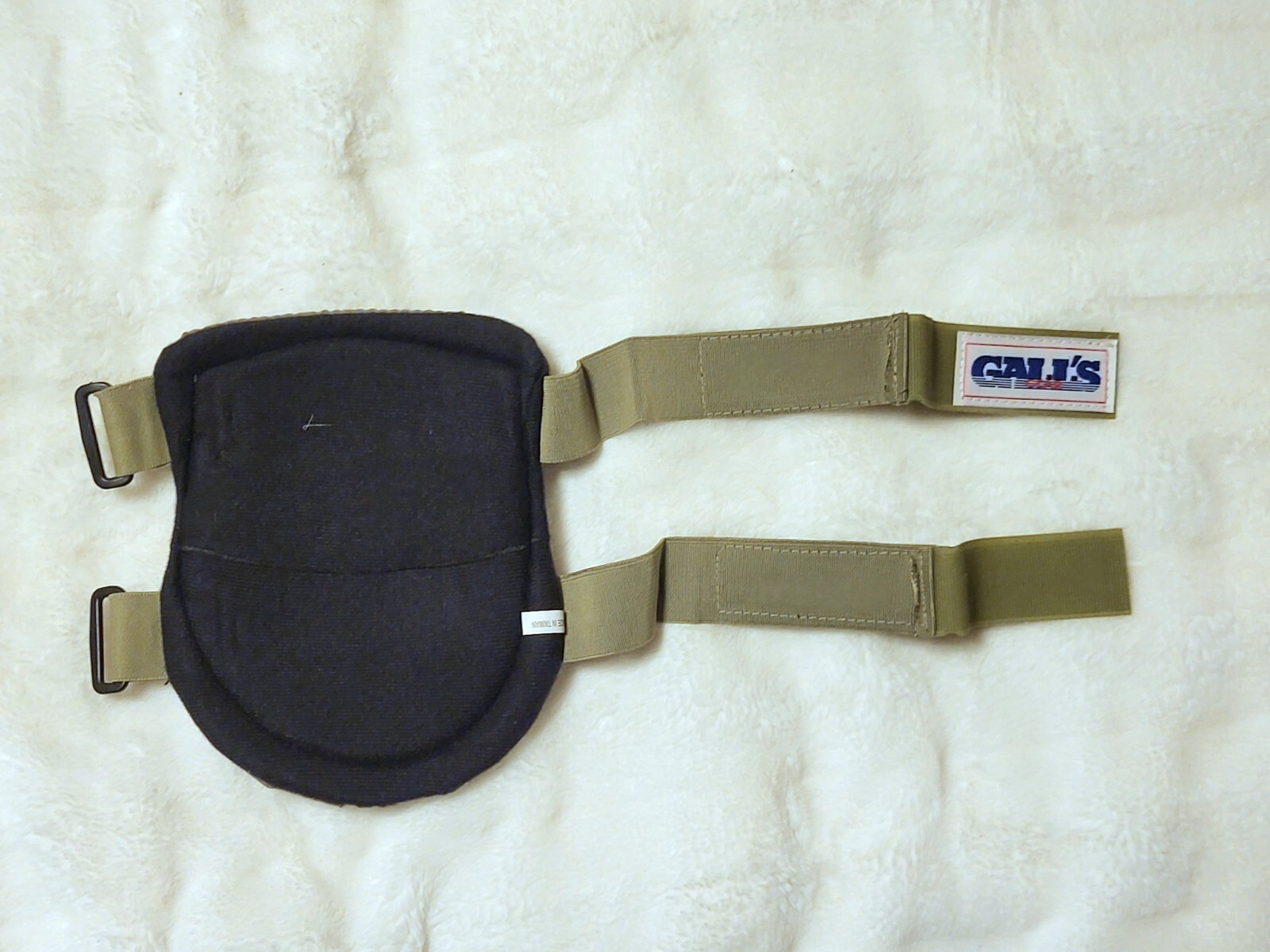 Galls Tactical Kneepads, Green, Elastic Straps With Hook And Loop Closure