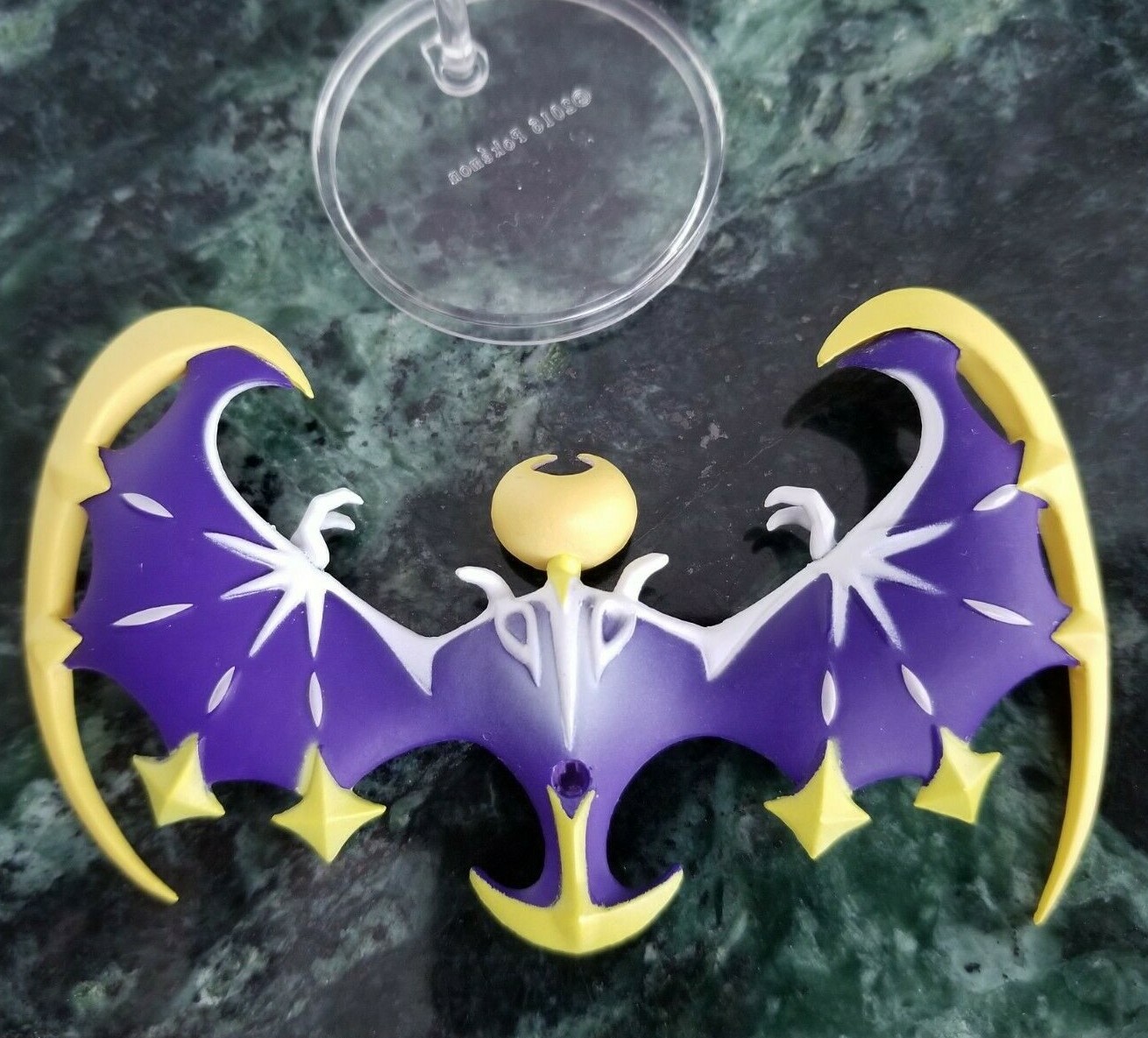 Pokemon Lunala Collectible Figure w/ Stand (from Sun and Moon Alola TCG box) NEW