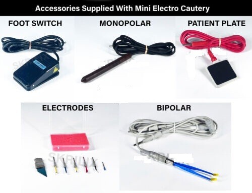 ElectroS.urgical Mini Cautery Machine Manual Bipolar Monopolar Healocator Qualit