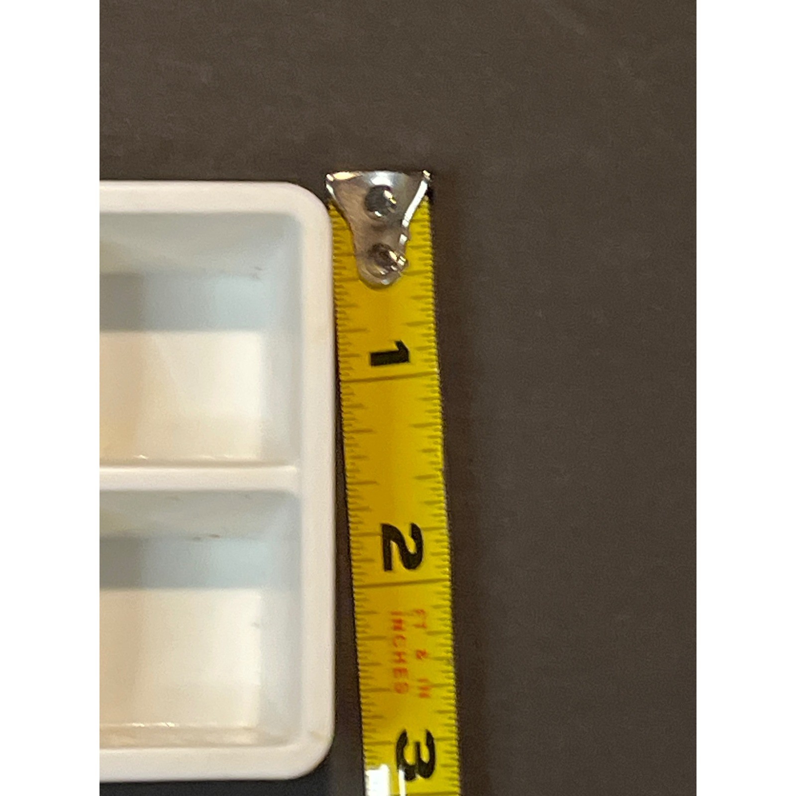 Vintage Plastic Ice Cube Trays Set of 2 White Translucent 12 Slot Rectangular