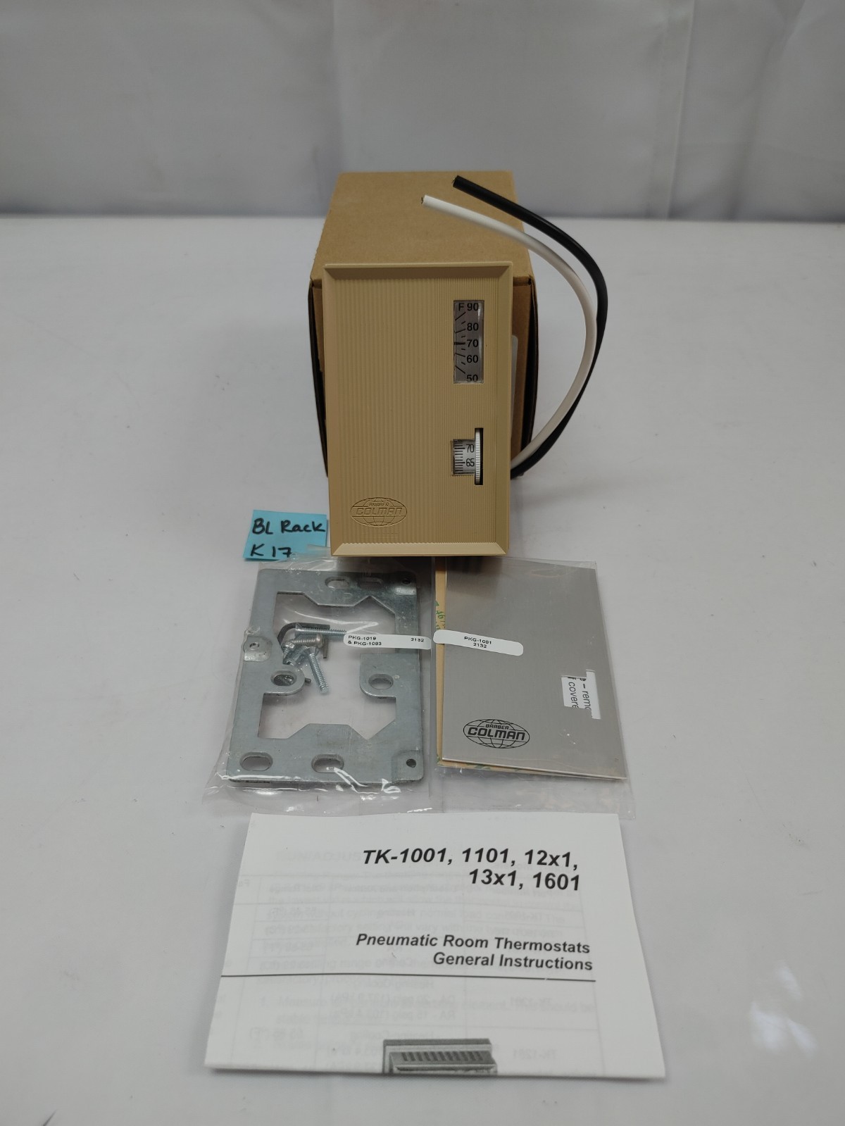 Schneider Electric Single Setpoint Direct Acting Thermostat TK-1001