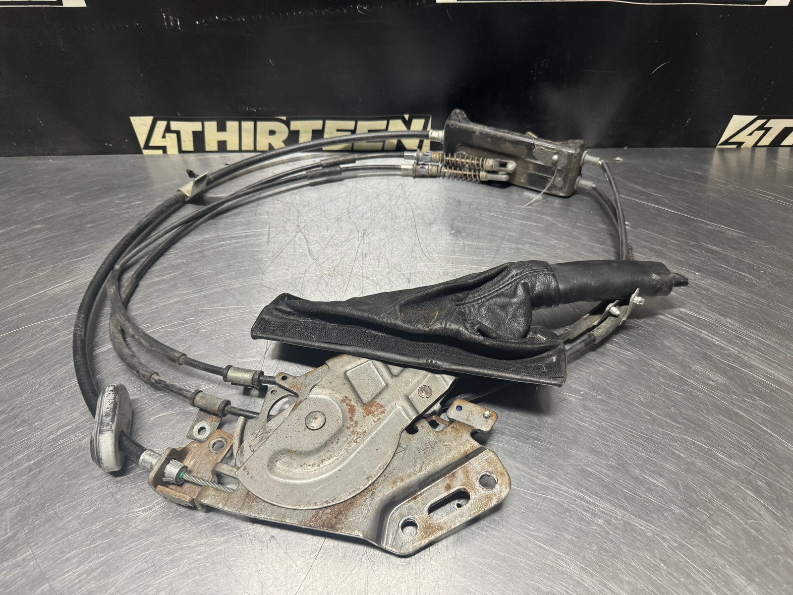 97-04 CORVETTE C5 E BRAKE HANDLE AND CABLES OEM #N261