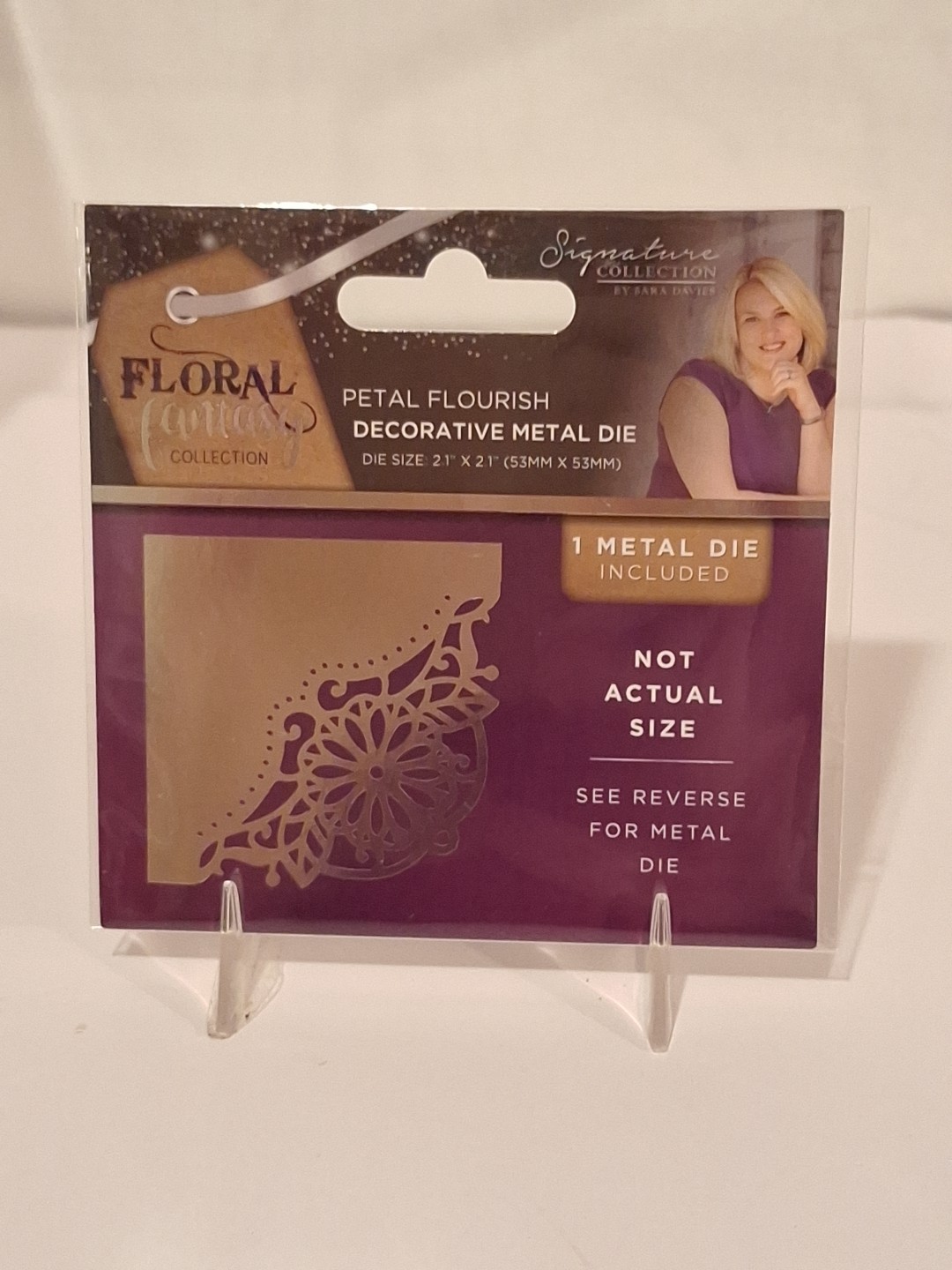 Sara Davies Floral Fantasy PETAL FLOURISH Metal Die New