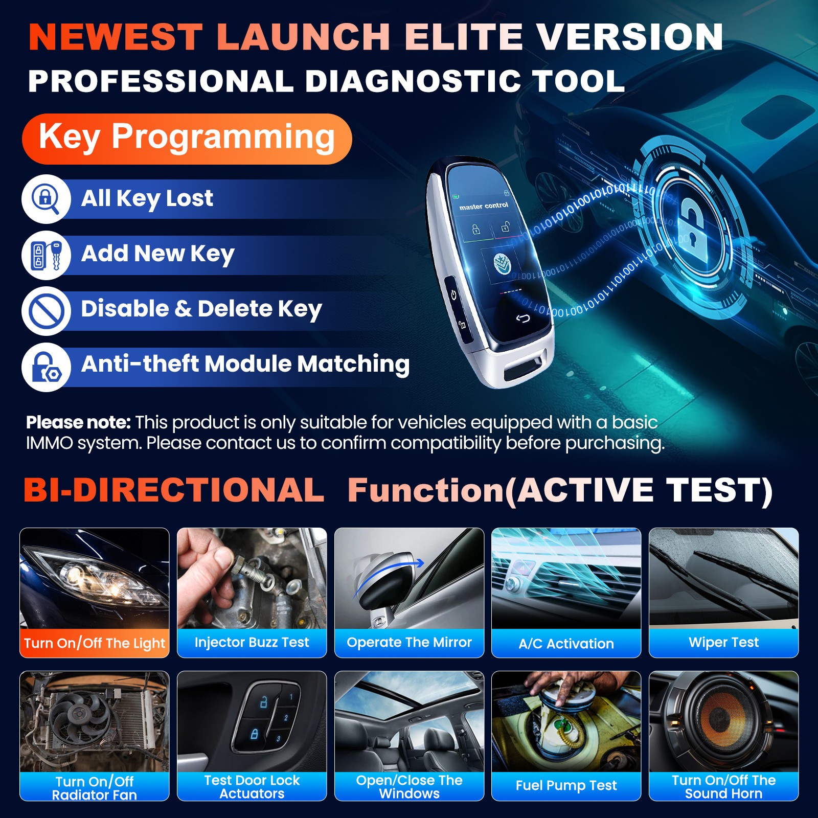 LAUNCH Creader Elite 3.0 for Mercedes-Benz Full System OBD2 Diagnostic Scan Tool