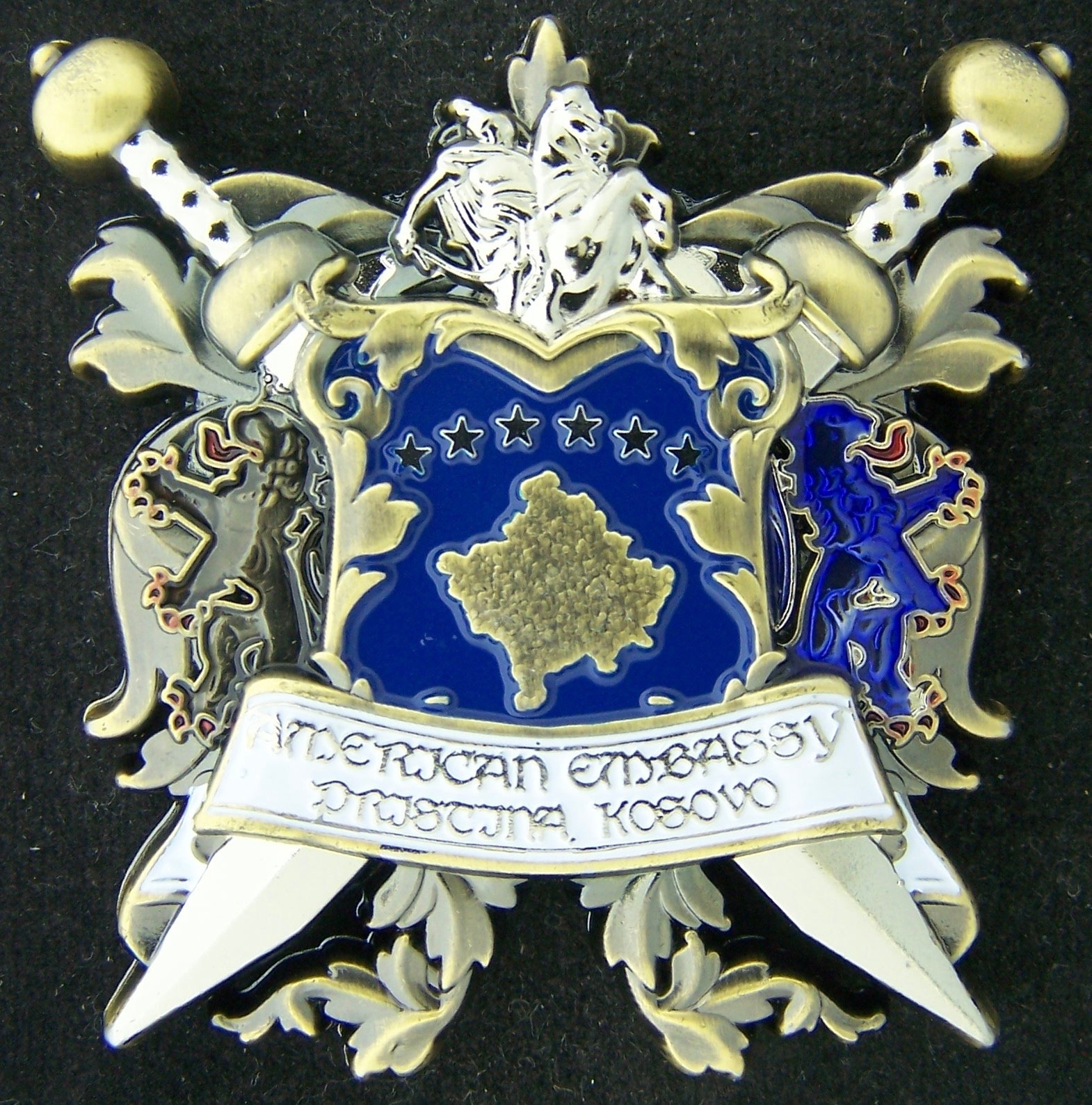 Marine Corps Security Guard MSG Pristina Kosovo Challenge Coin