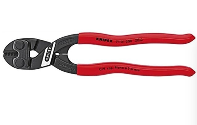 KNIPEX - 71 01 200 Tools - CoBolt Compact Bolt Cutter (7101200), 8-Inch