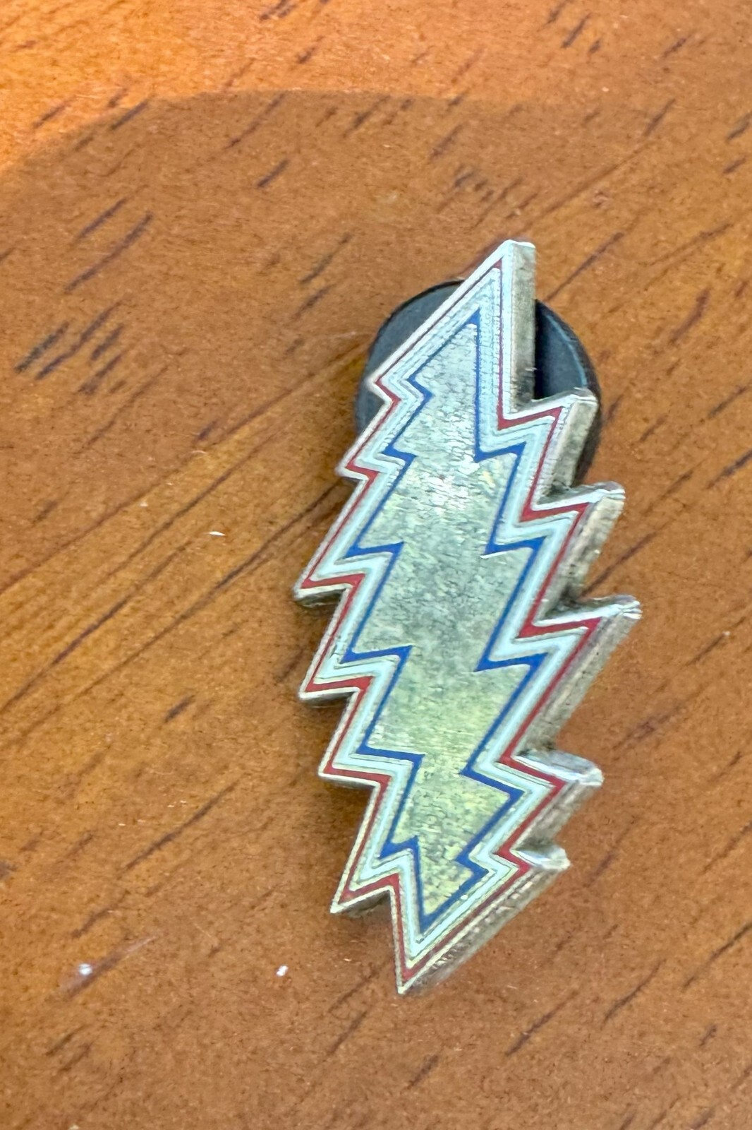 Silver Grateful Dead Bolt Pin Limited Edition numbered GDF Pinlightened
