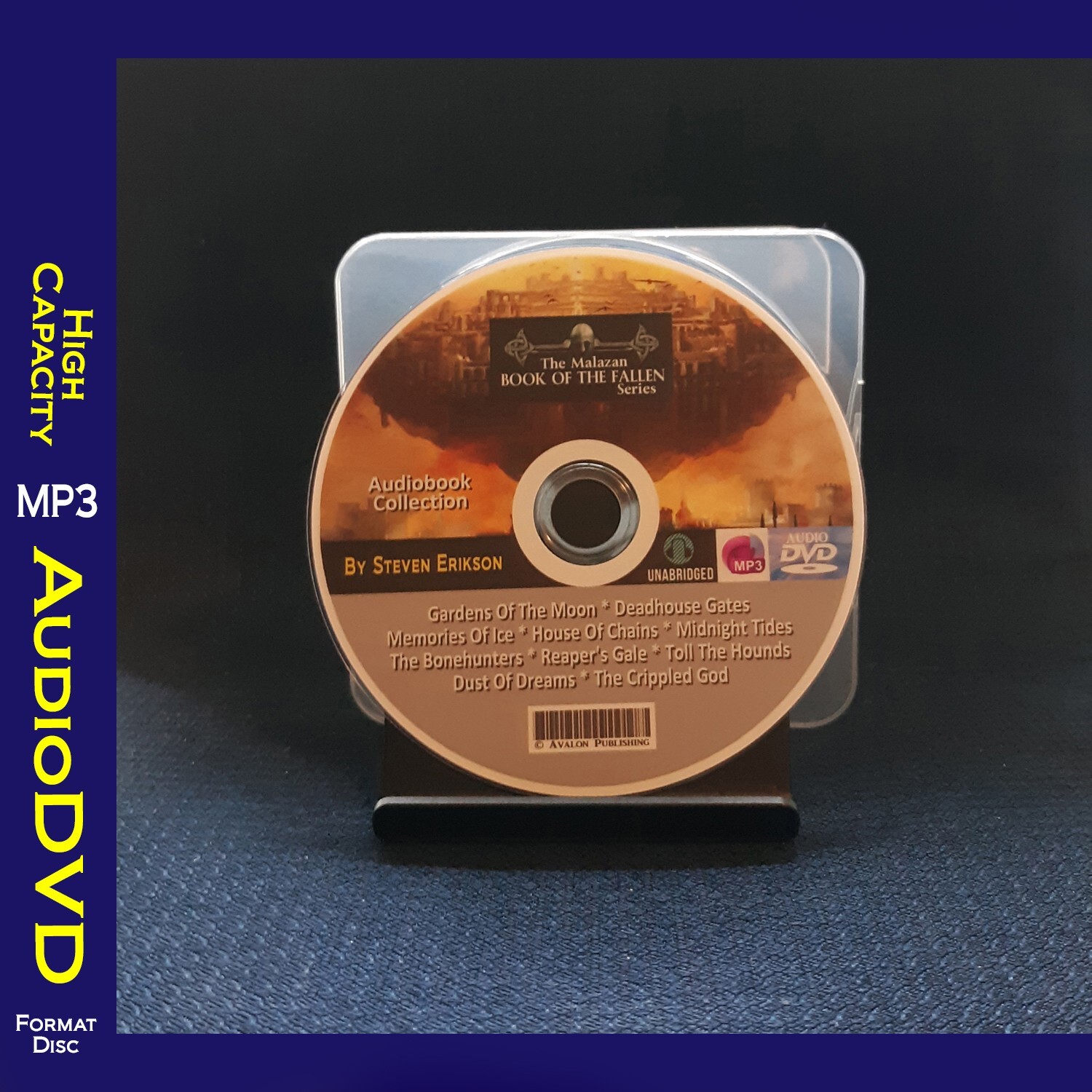 The MALAZAN BOOK OF THE FALLEN By Steven Erikson - 10 MP3 Audiobook Collection