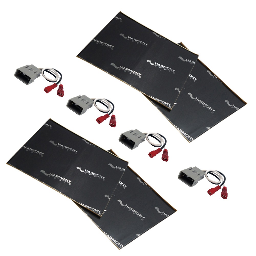 Fits Acura Legend 86-96 Factory Speaker Replacement Harness w/ Sound Dampening