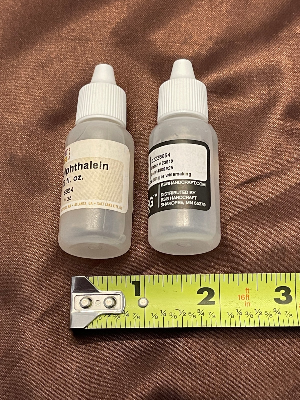 Phenolphthalein pH Indicator Solution 0.5 ounce bottle, Two pack