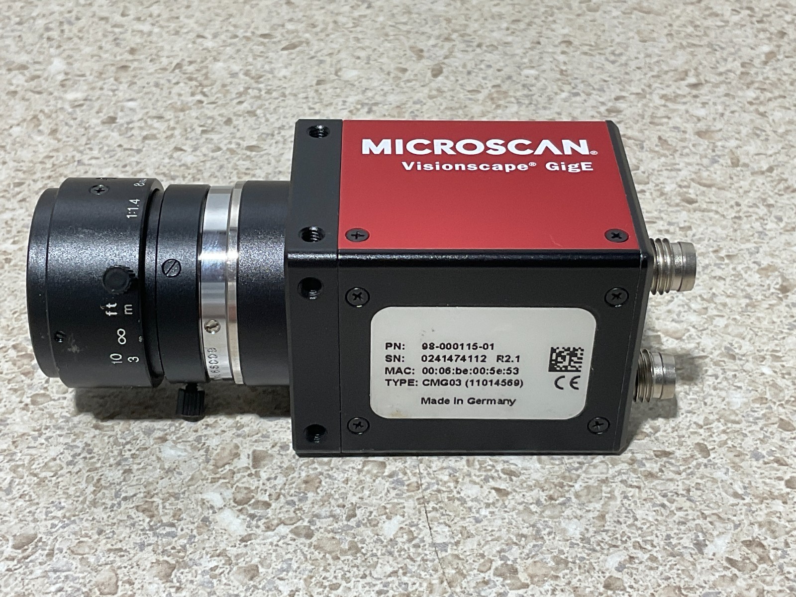 Omron Microscan Visionscape Gig E 98-000115-01 NEW