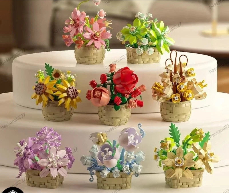 LEGO Icons Orchid Artificial Plant, Building Set with Flowers, Home Decor Gift